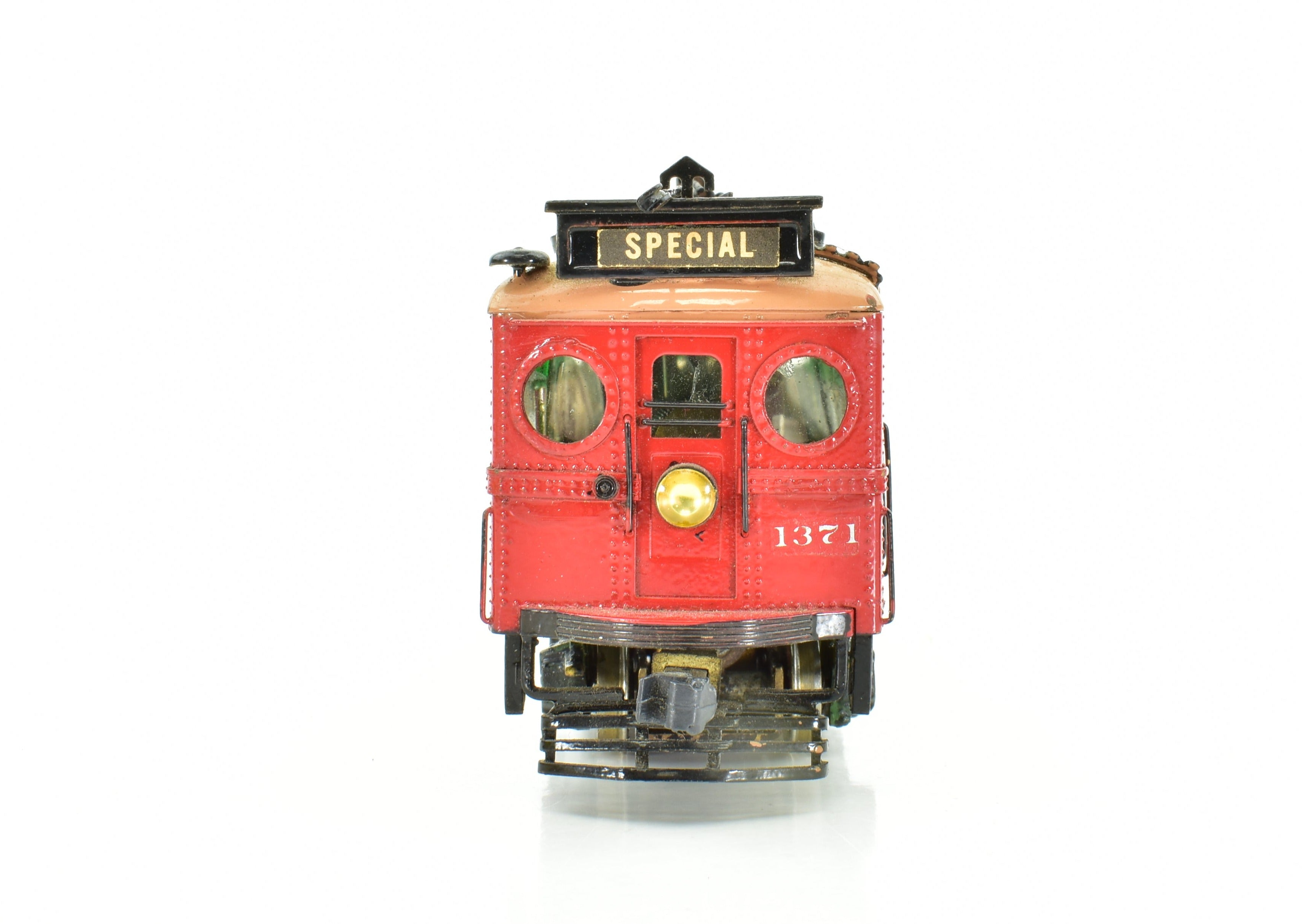 HO Brass Suydam Pacific Electric Portland Combine with Painted Can Motor - Sold As Is