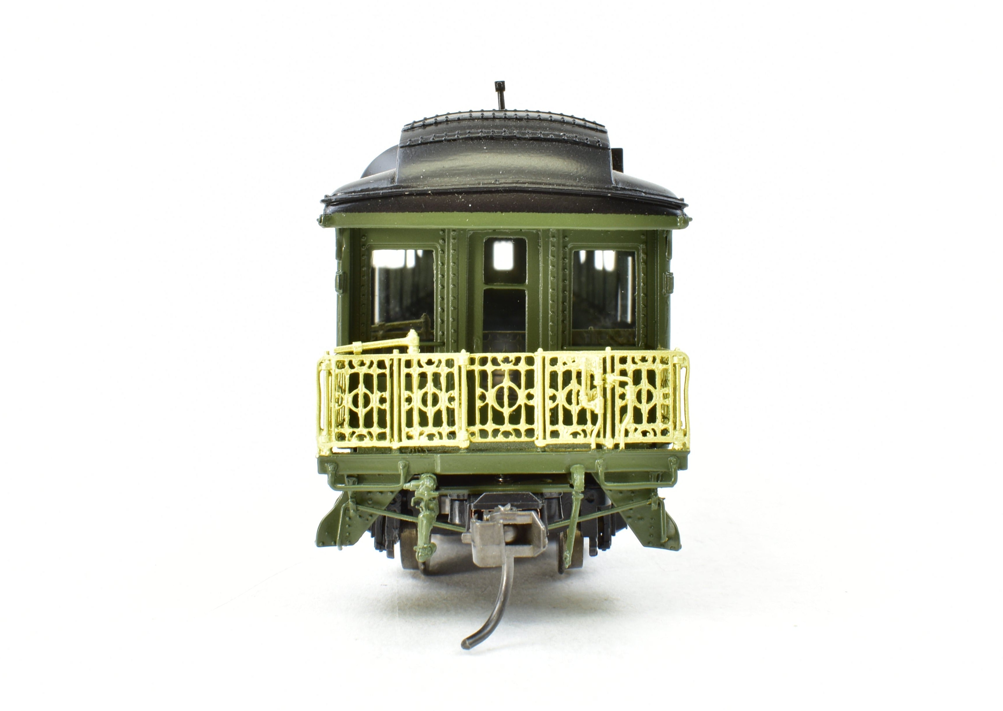HO Scale Brass ATSF - Santa Fe Heavyweight Business Car #9 Factory Painted by Pecos River