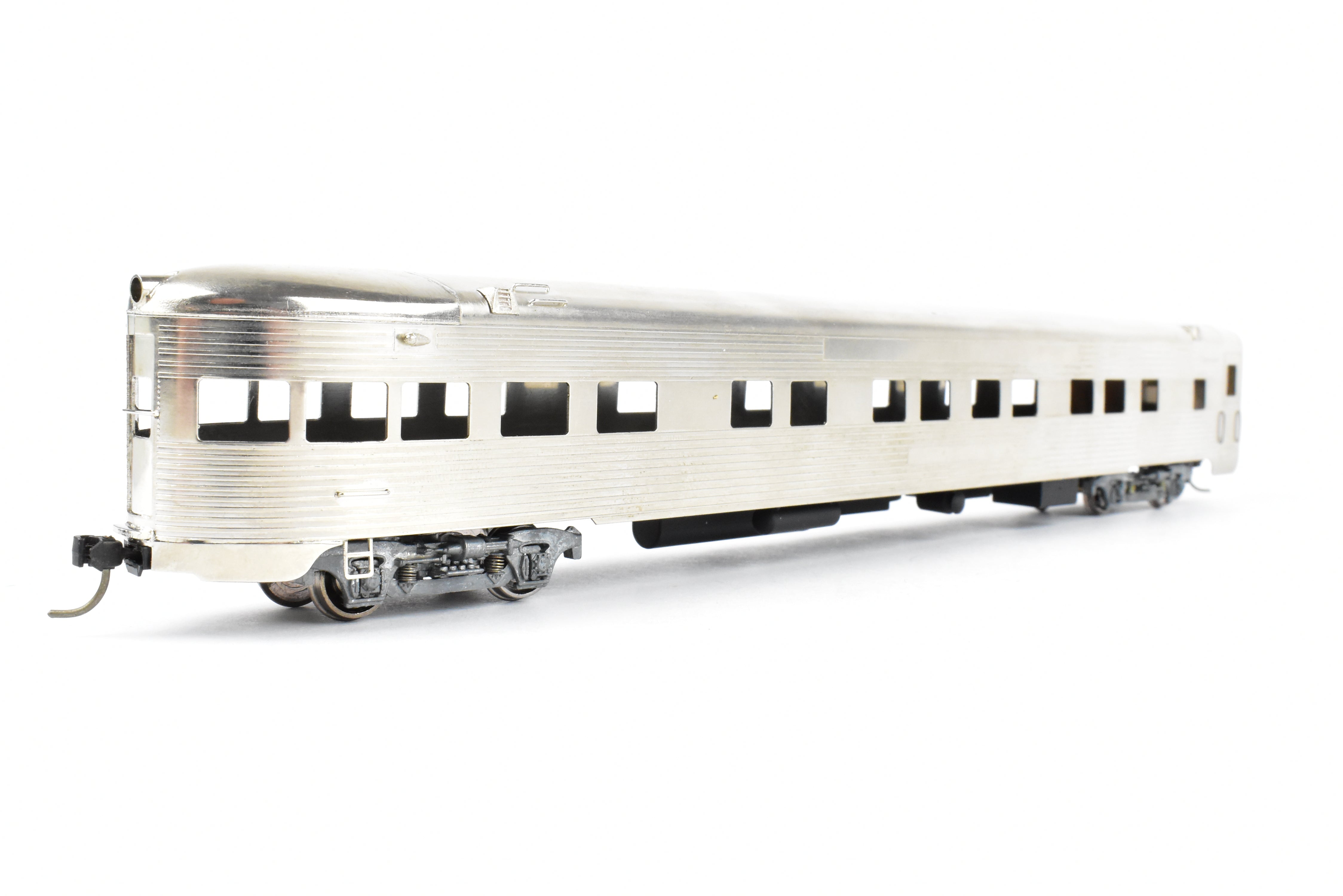HO Brass Lambert ATSF Santa Fe Vista Series Lounge - Observation Car with Central Valley Trucks