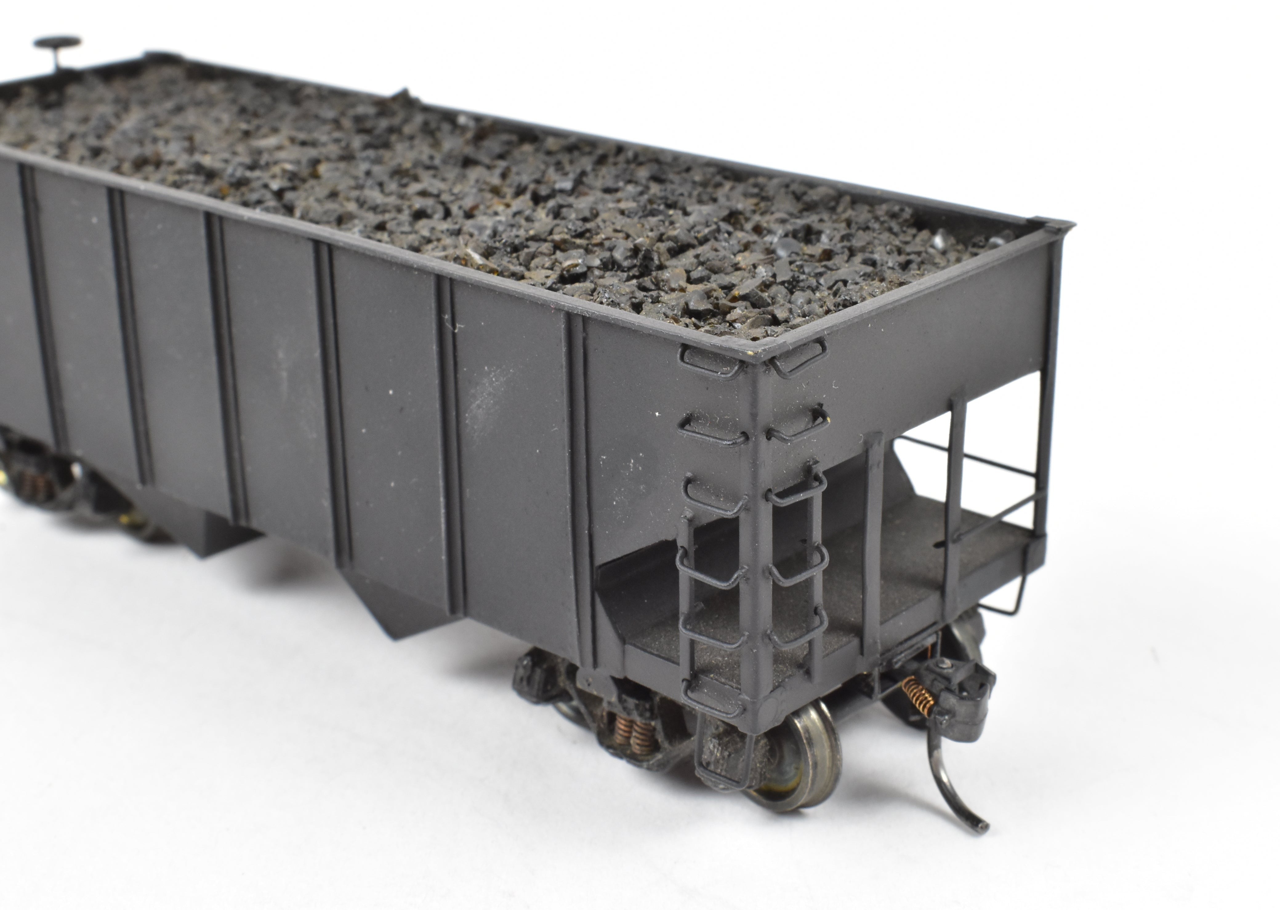 1974 Imported NJ Custom Brass 55 Ton USRA Hopper Model with Coal Load