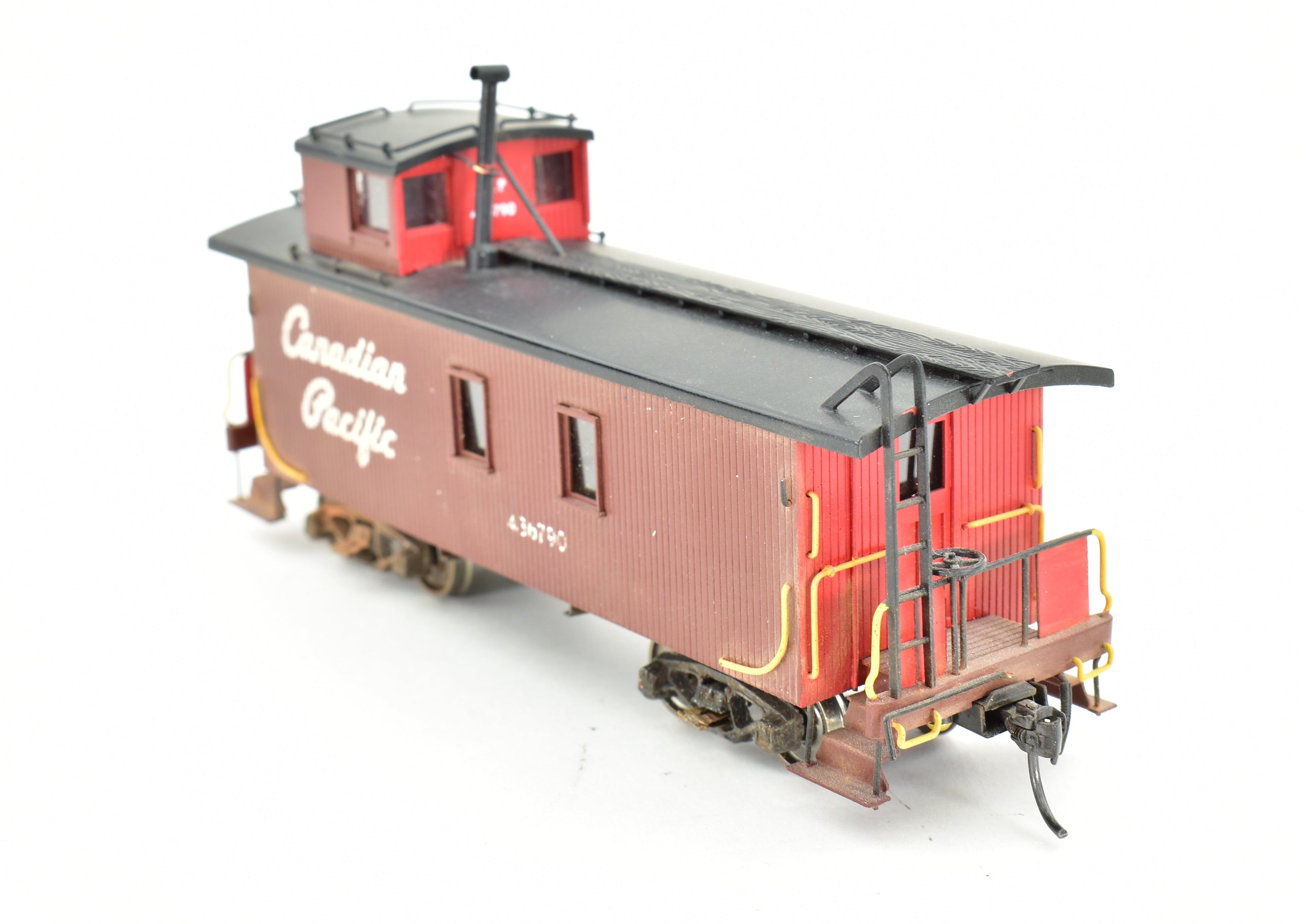 Custom Painted HO Brass PFM - Tenshodo Canadian Pacific Railway Caboose or Van