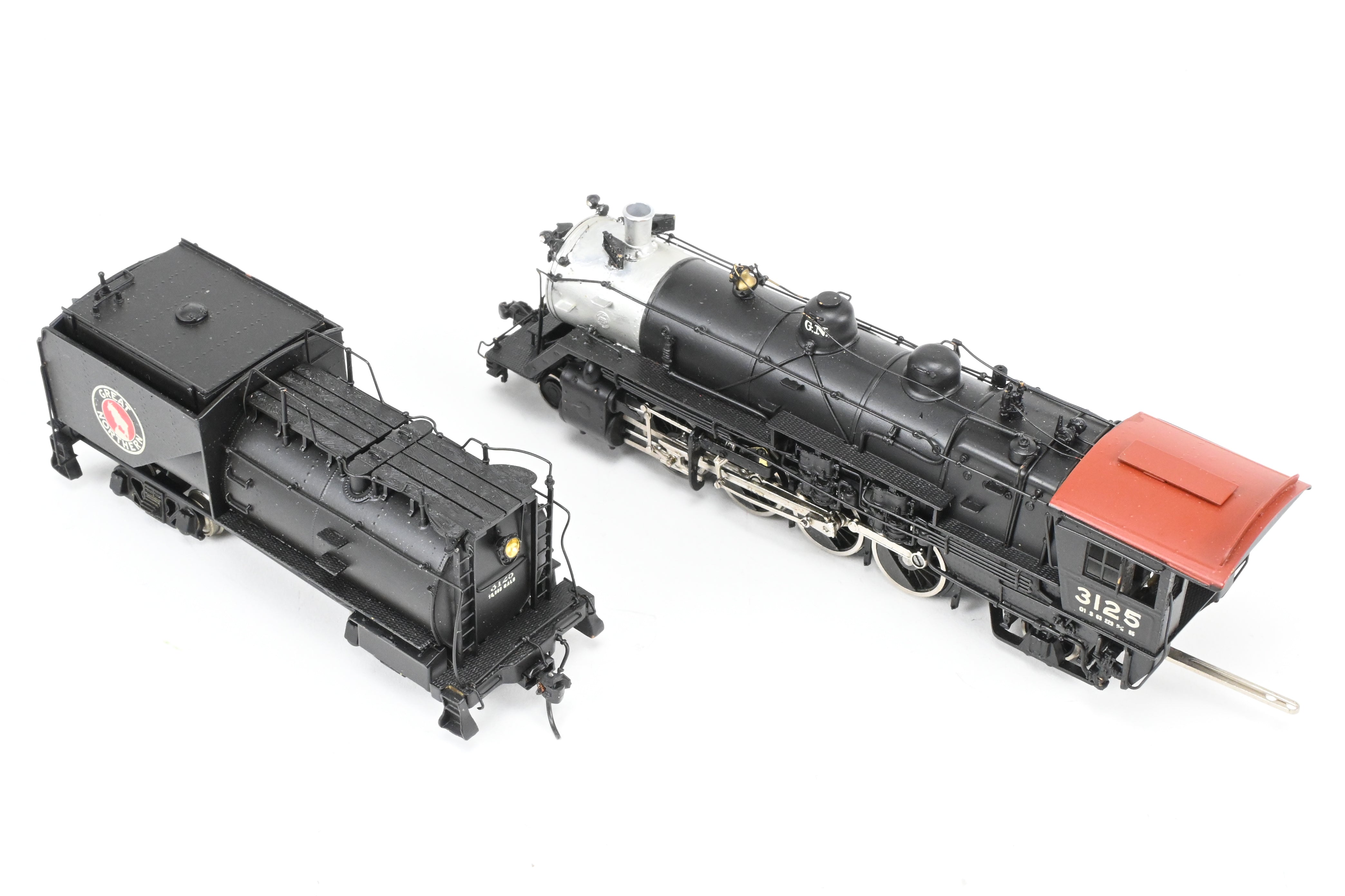 HO Brass Sunset Models GN Great Northern 2-8-2 Class O-1 Custom Painted Locomotive No. 3125