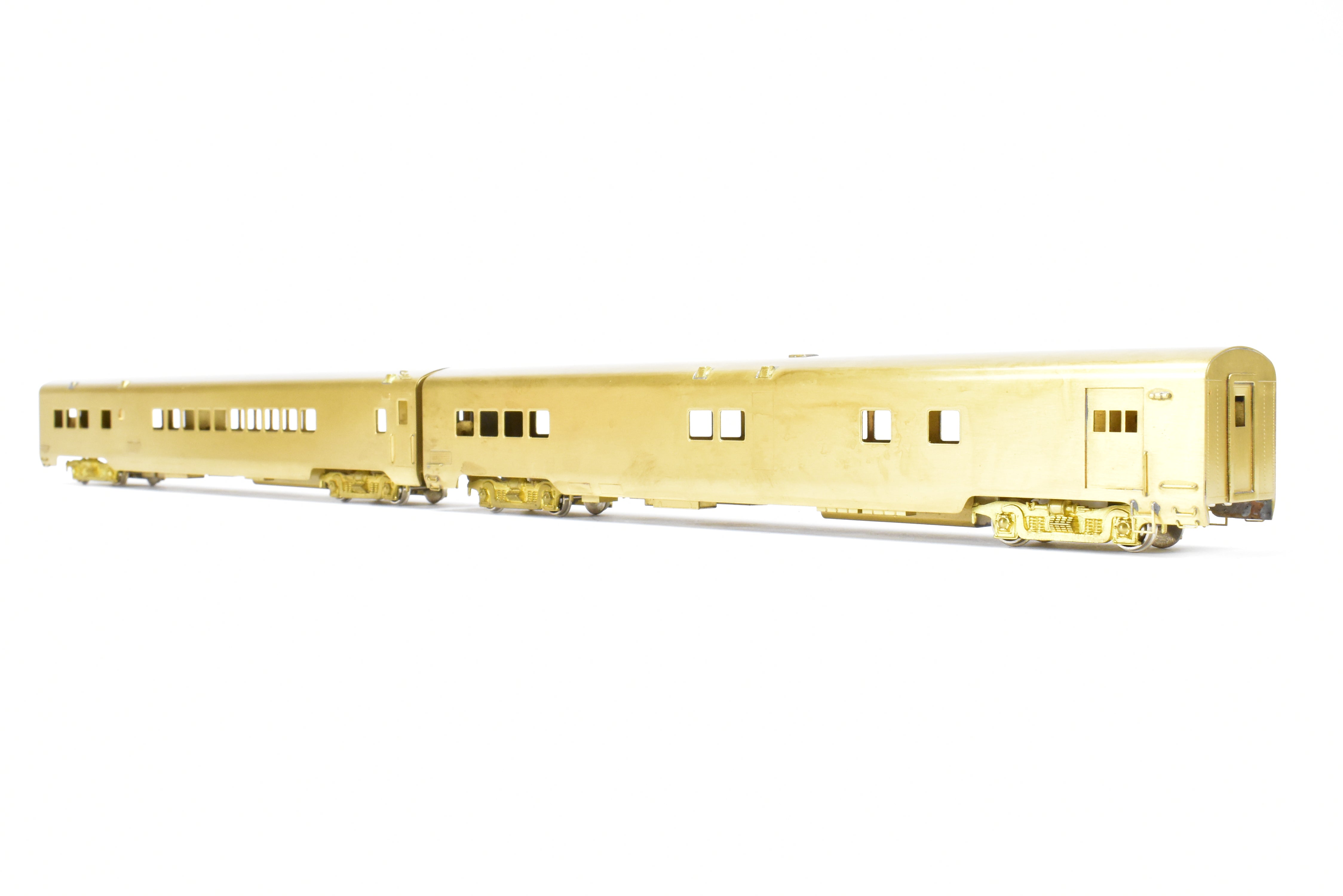 HO Scale Brass Nickel Plate Products (NPP) Chicago & Northwestern 2 - Car Baggage and Parlor Model Set