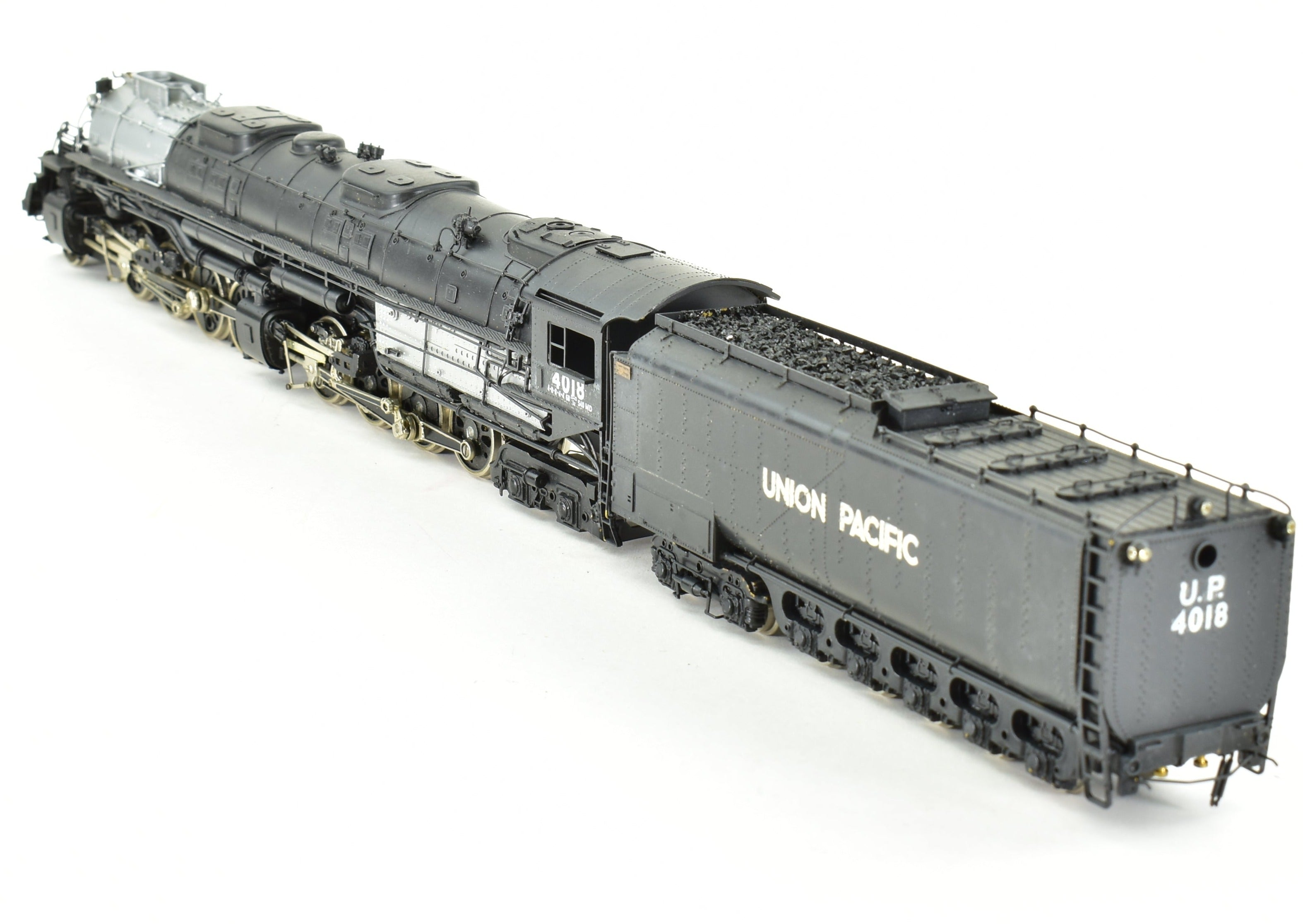 HO Scale Brass PFM - Tenshodo Union Pacific 4-8-8-4 Big Boy Crown Steam Locomotive with Signature Series Tender, Model No. 4018 from the 1969 Run