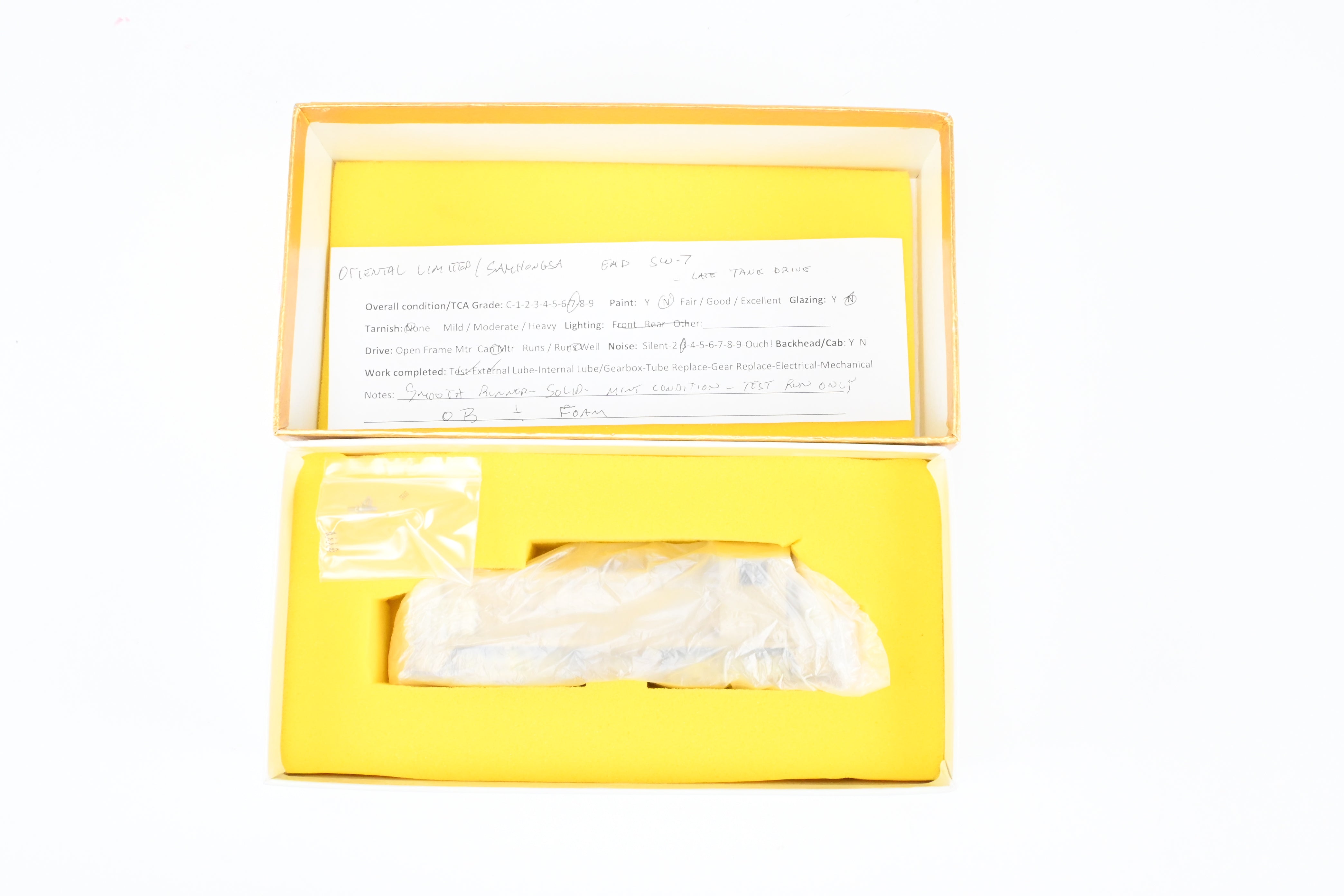 HO Scale Brass Model Train - Oriental Limited's Various Roads EMD SW - 7 1200HP Switcher, Phase II Version