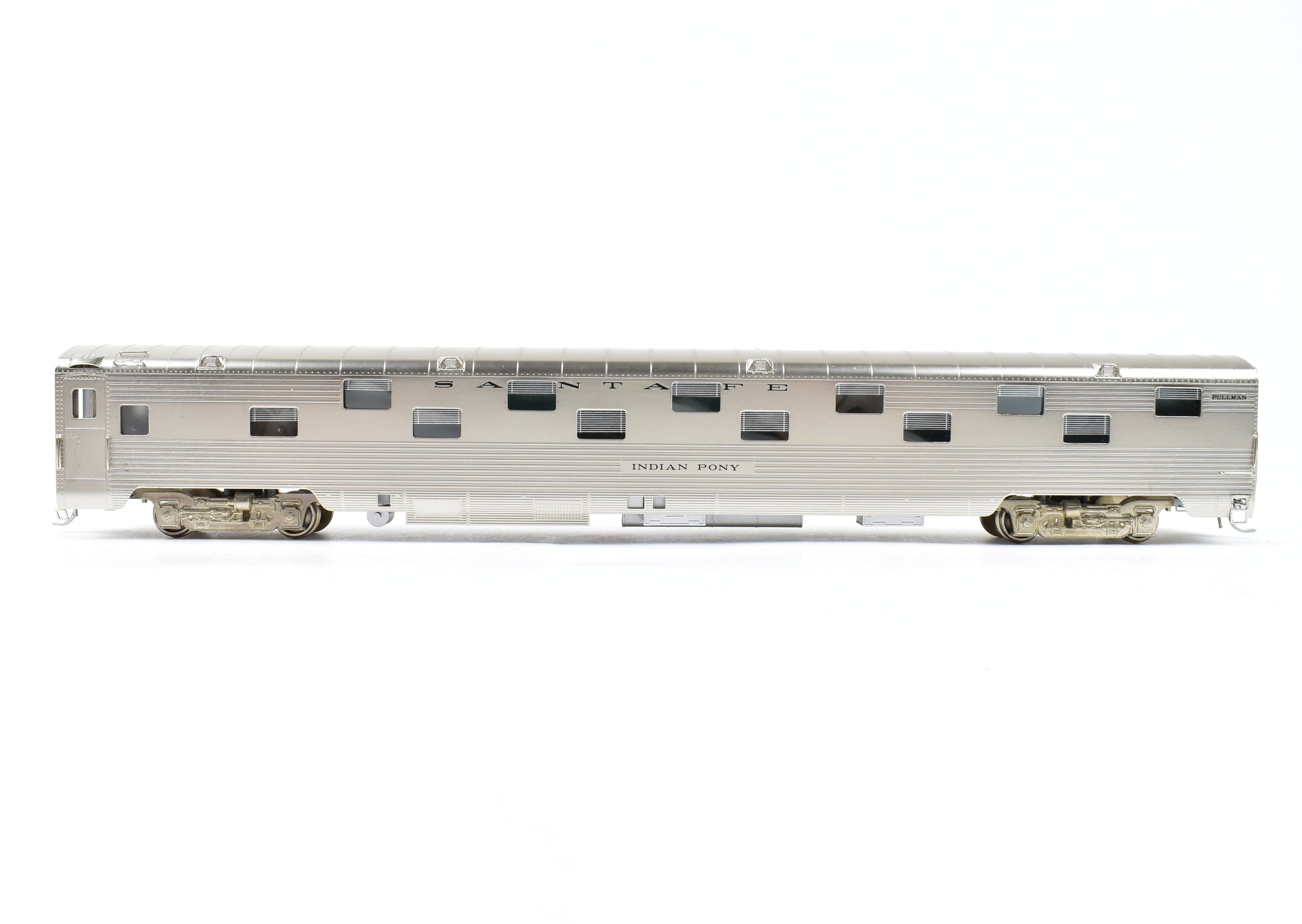 HO Scale Brass Soho ATSF - Santa Fe Indian Series 24 Duplex Sleeper Model with Custom Finished Indian Pony Design
