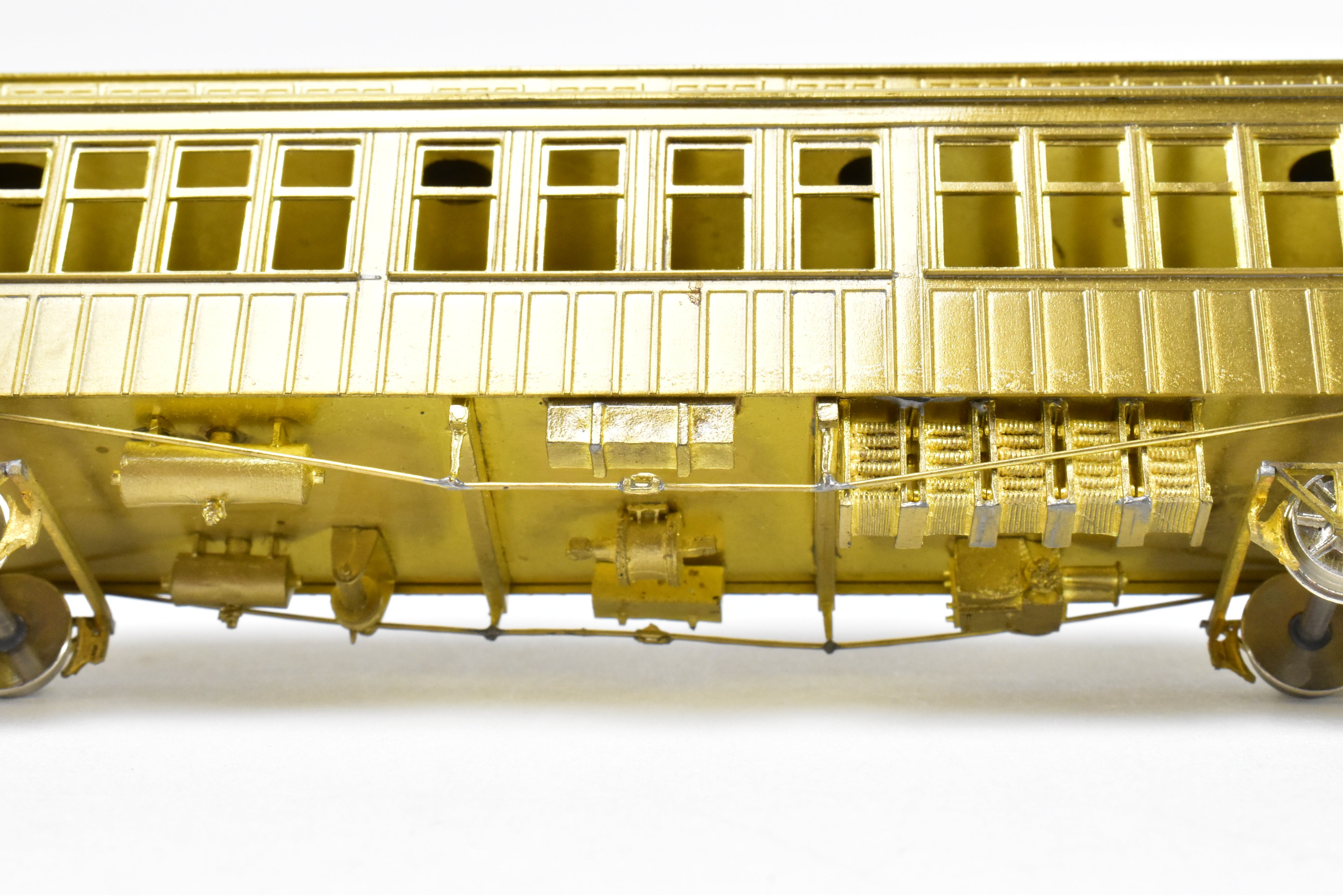 HO Scale Brass Model Train Set by MTS Imports - Manhattan Elevated Railway and Chicago & South Side Rapid Transit Elevated 2 Car Set