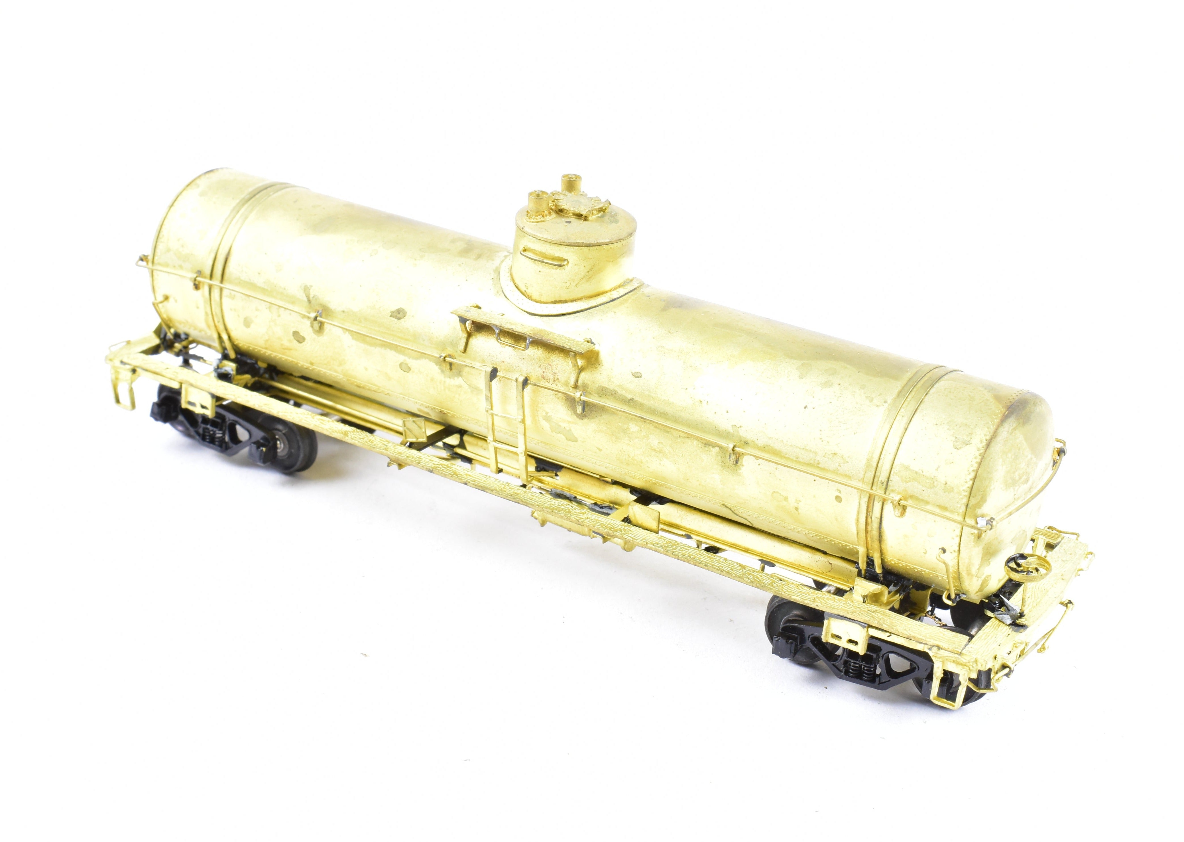 HO Scale Brass Model of Southern Pacific O - 50 - 12 Tank Car by Pecos River Brass with KC Brake System