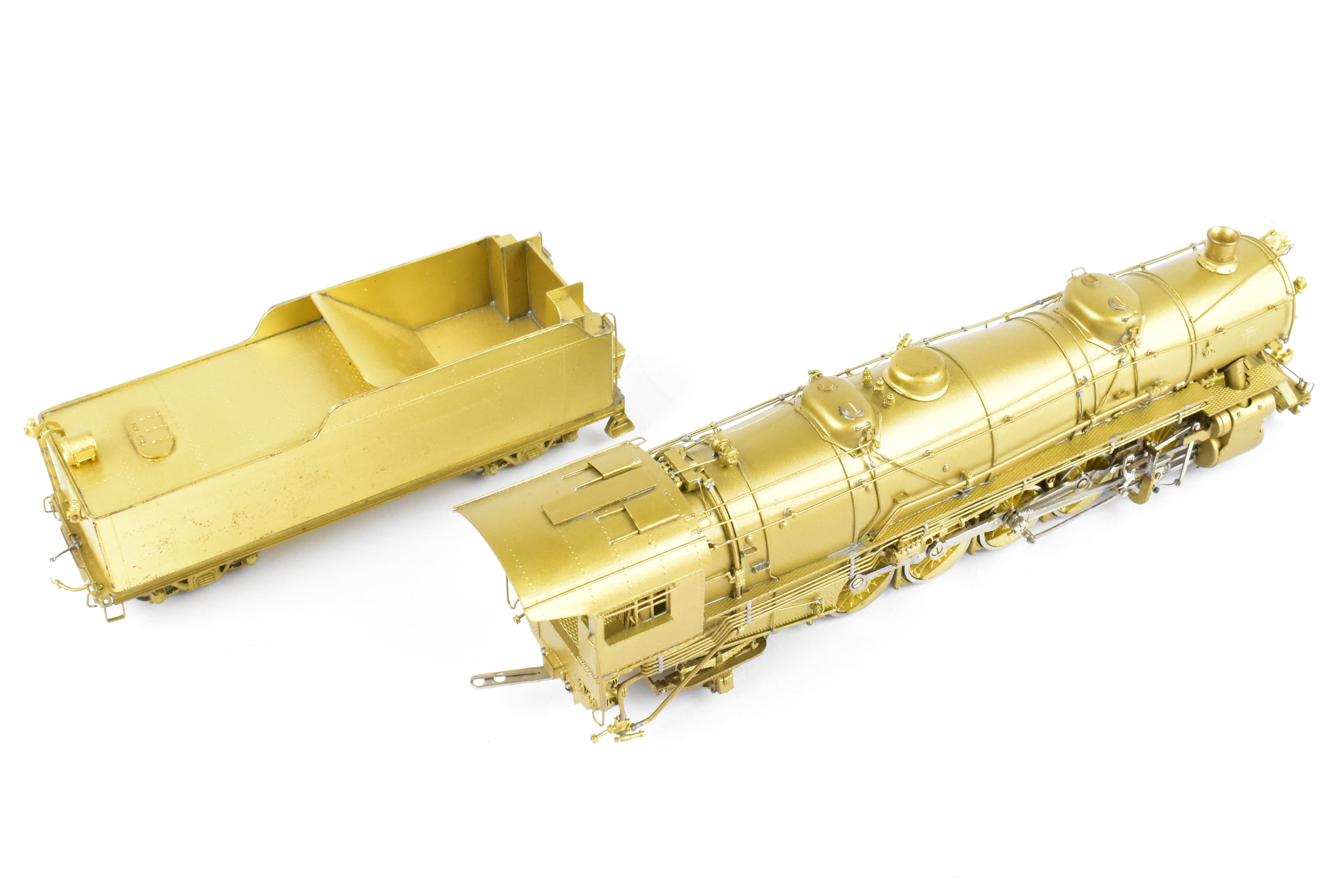 High - Quality HO Scale Brass Key Imports Model of United States Railway Administration (USRA) Various Roads Heavy 2 - 10 - 2 Steam Locomotive