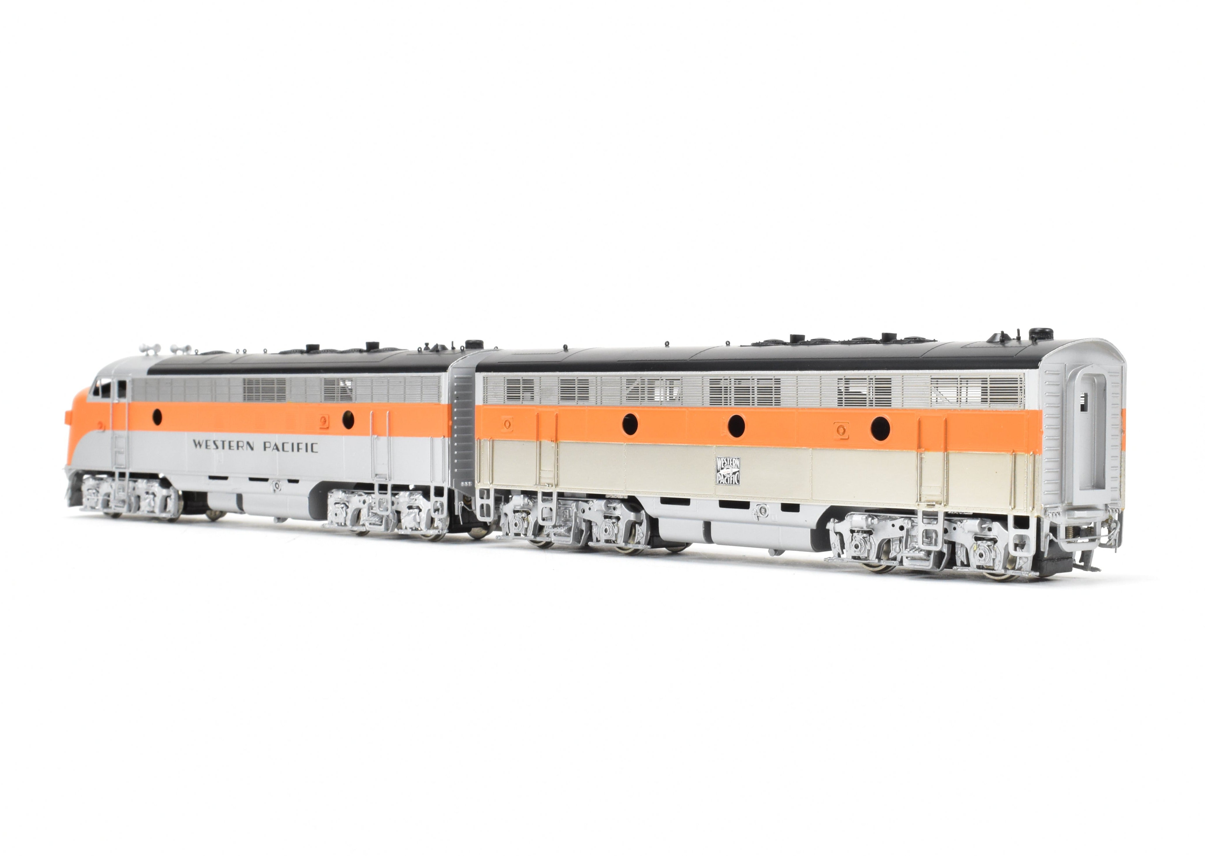 HO Scale Brass Oriental Limited Western Pacific EMD FP7A/F7B Passenger Locomotive Models