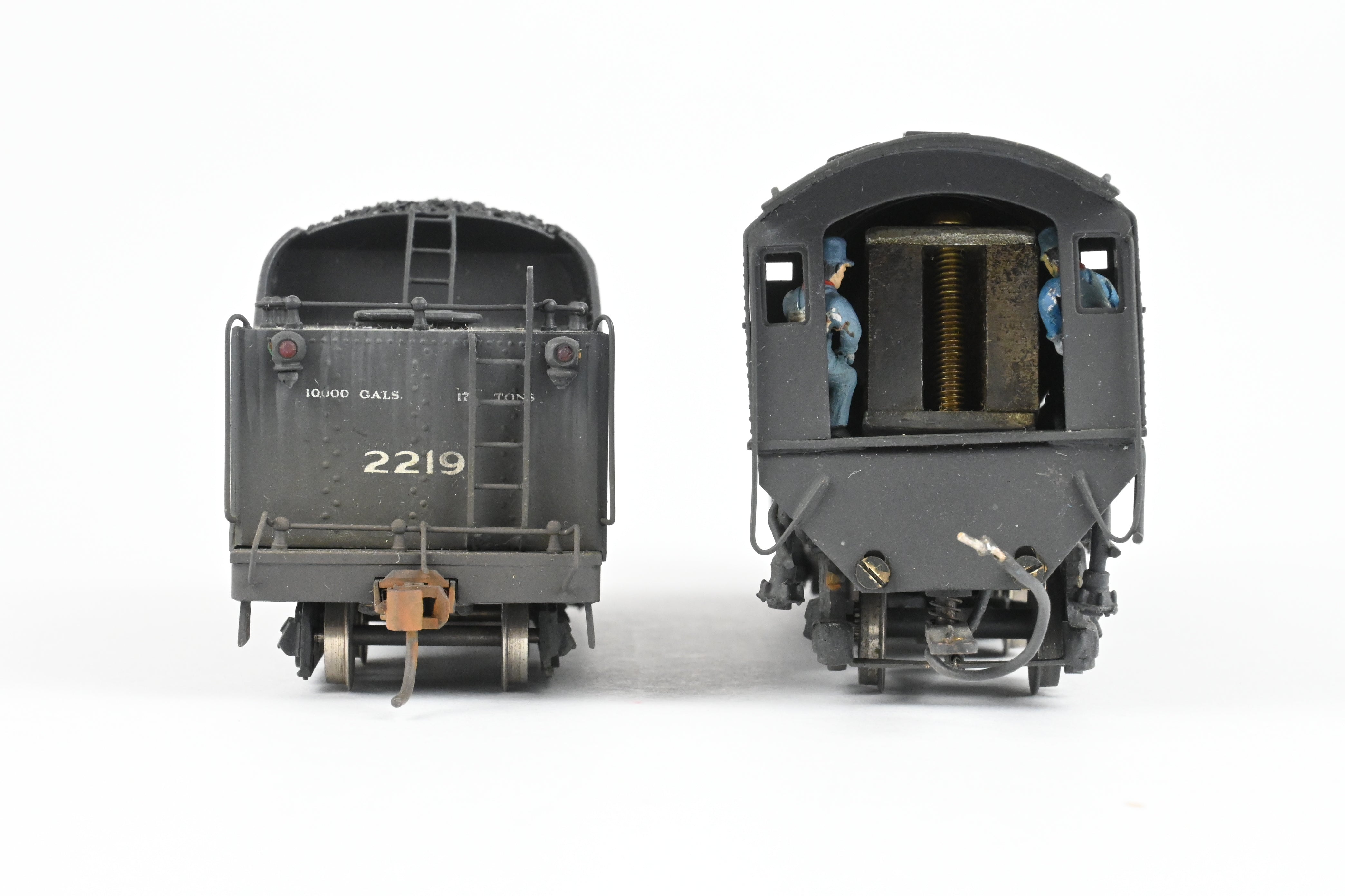 HO Scale Brass LMB NYC - New York Central 2-8-2 H-10a Mikado #2219 Custom Painted & Weathered