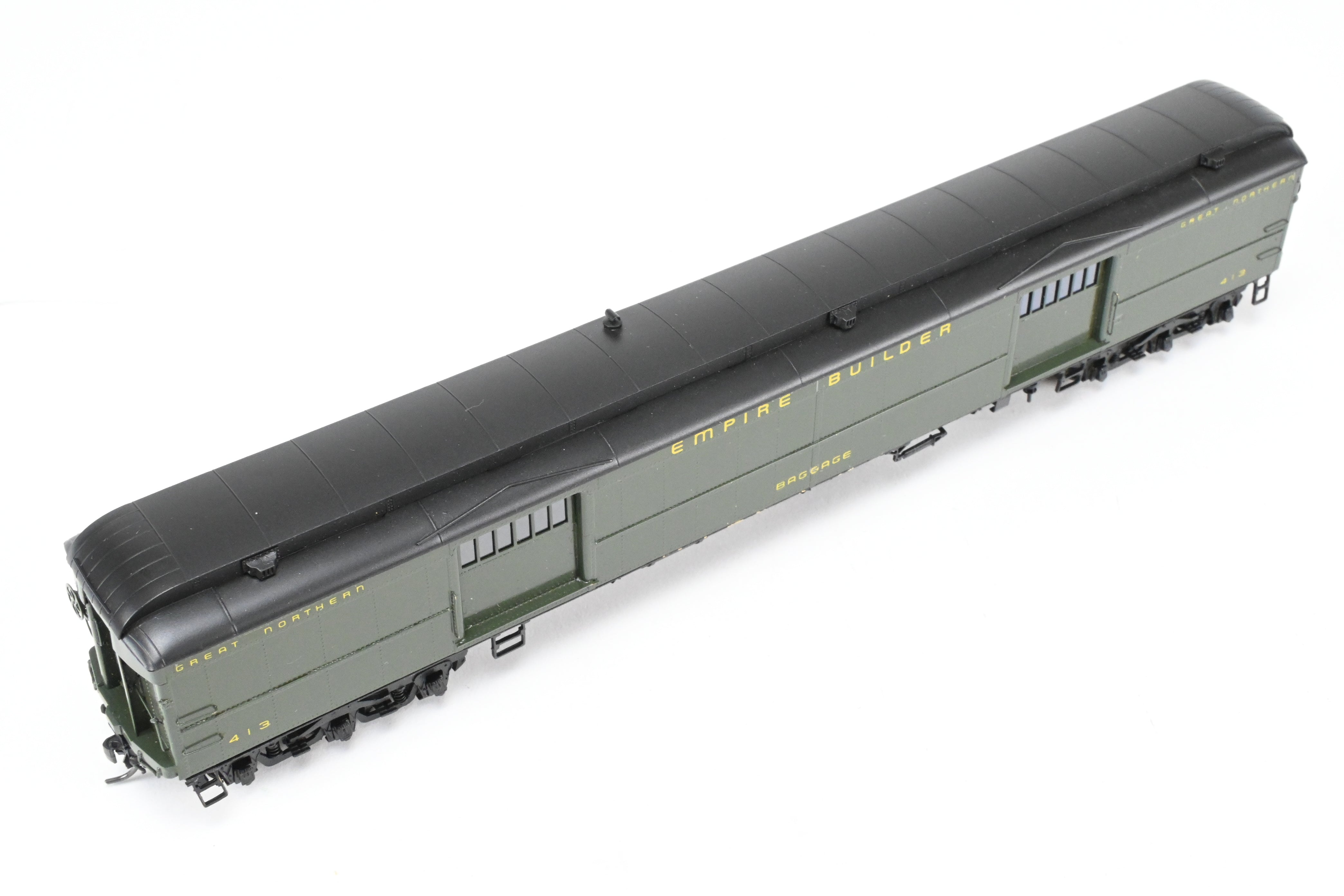 HO Brass Oriental Limited GN - Custom Painted Great Northern HW Baggage Car #413