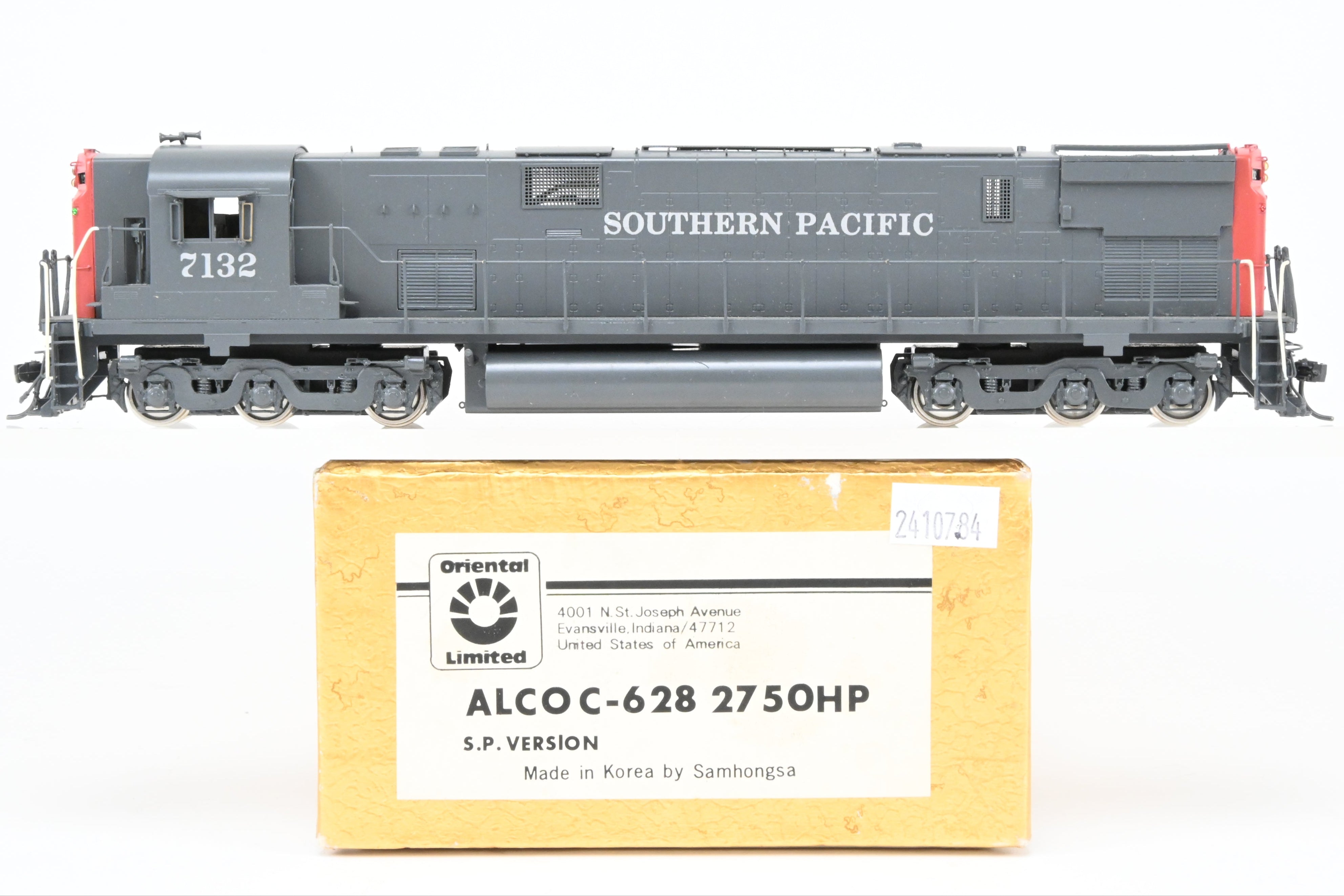 HO Scale Brass Southern Pacific Alco C - 628 2750HP High Hood Model in Wrong Box