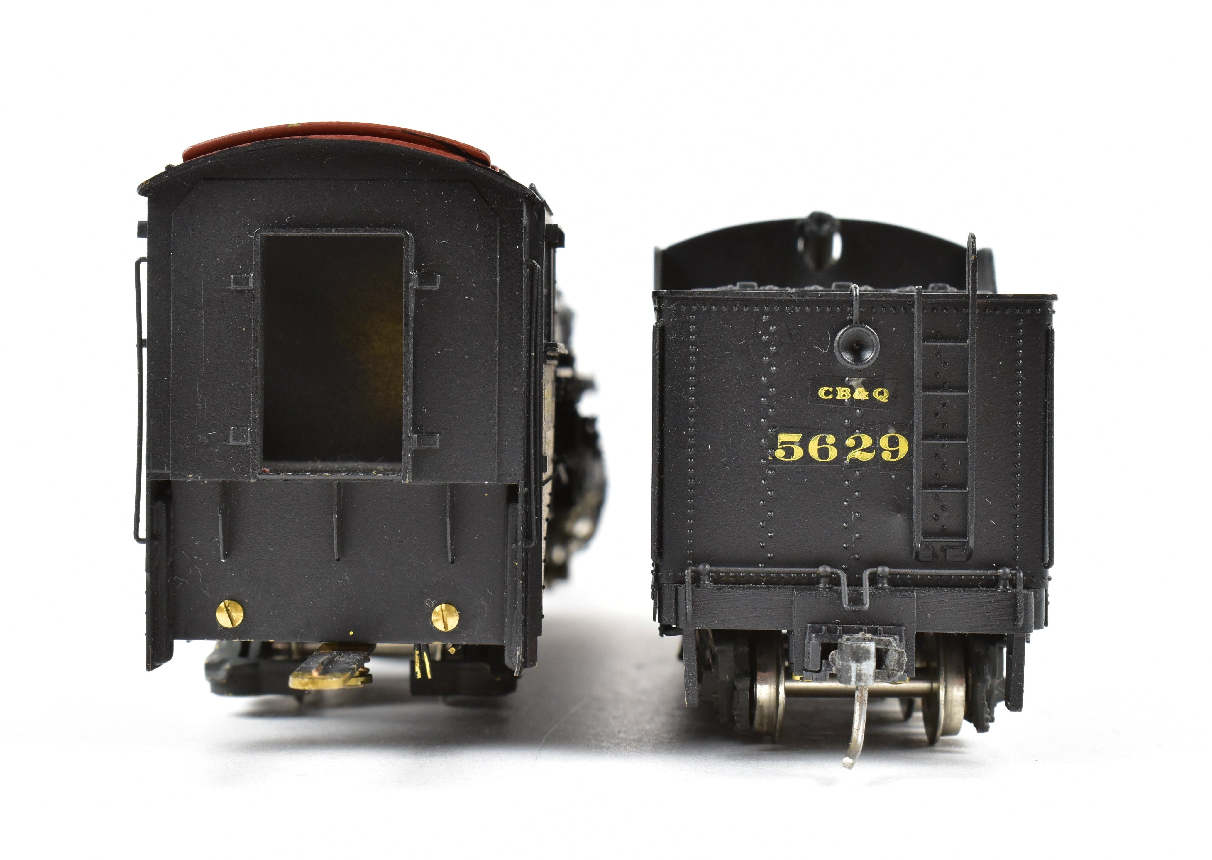 1969 HO Brass PFM Toby Crown Model CP No. 5629 Burlington Route 4-8-4 O-5