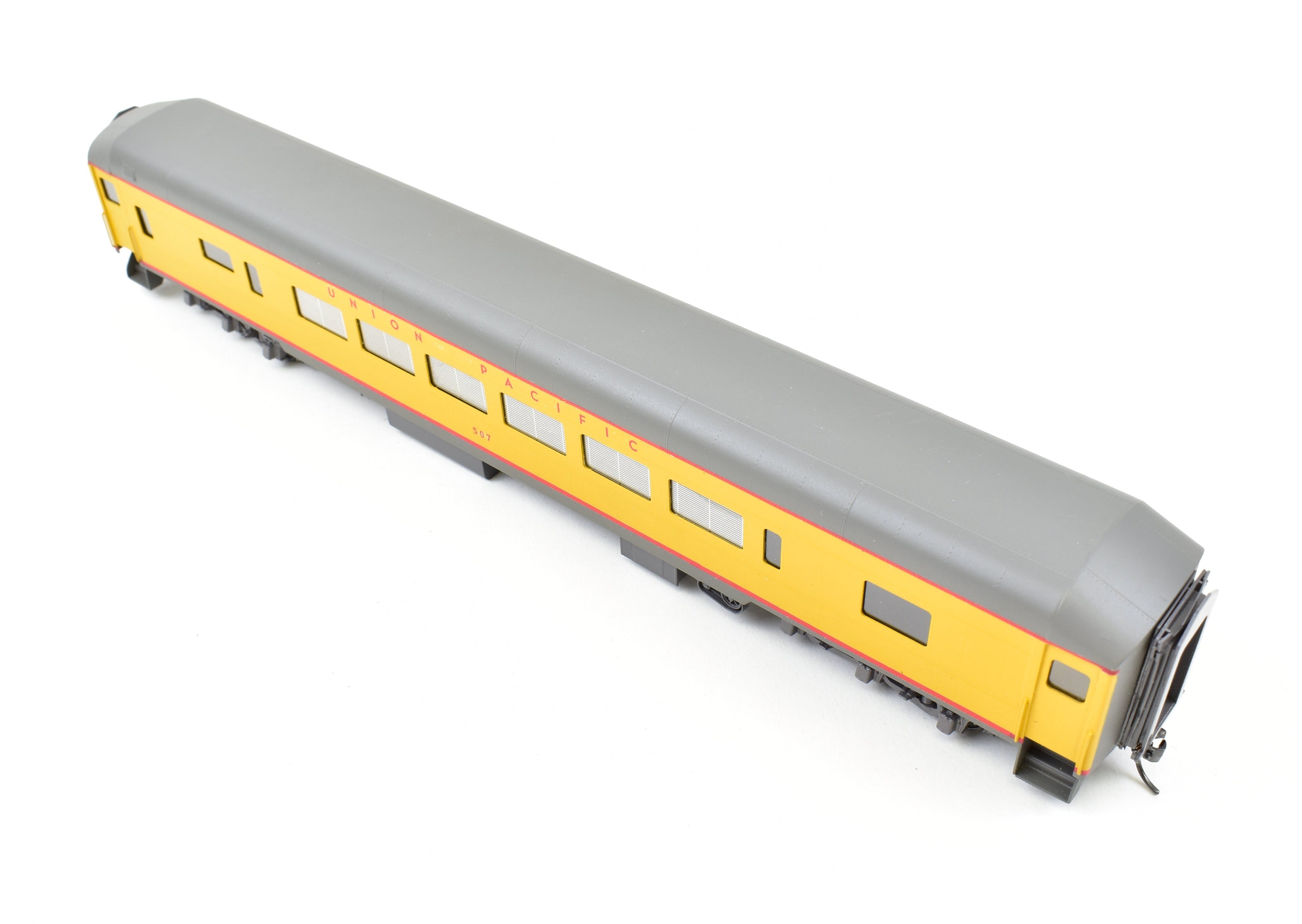 HO Scale Brass Nickel Plate Products (NPP) Union Pacific Chair Car Model No. 507 with Custom Professional Painting