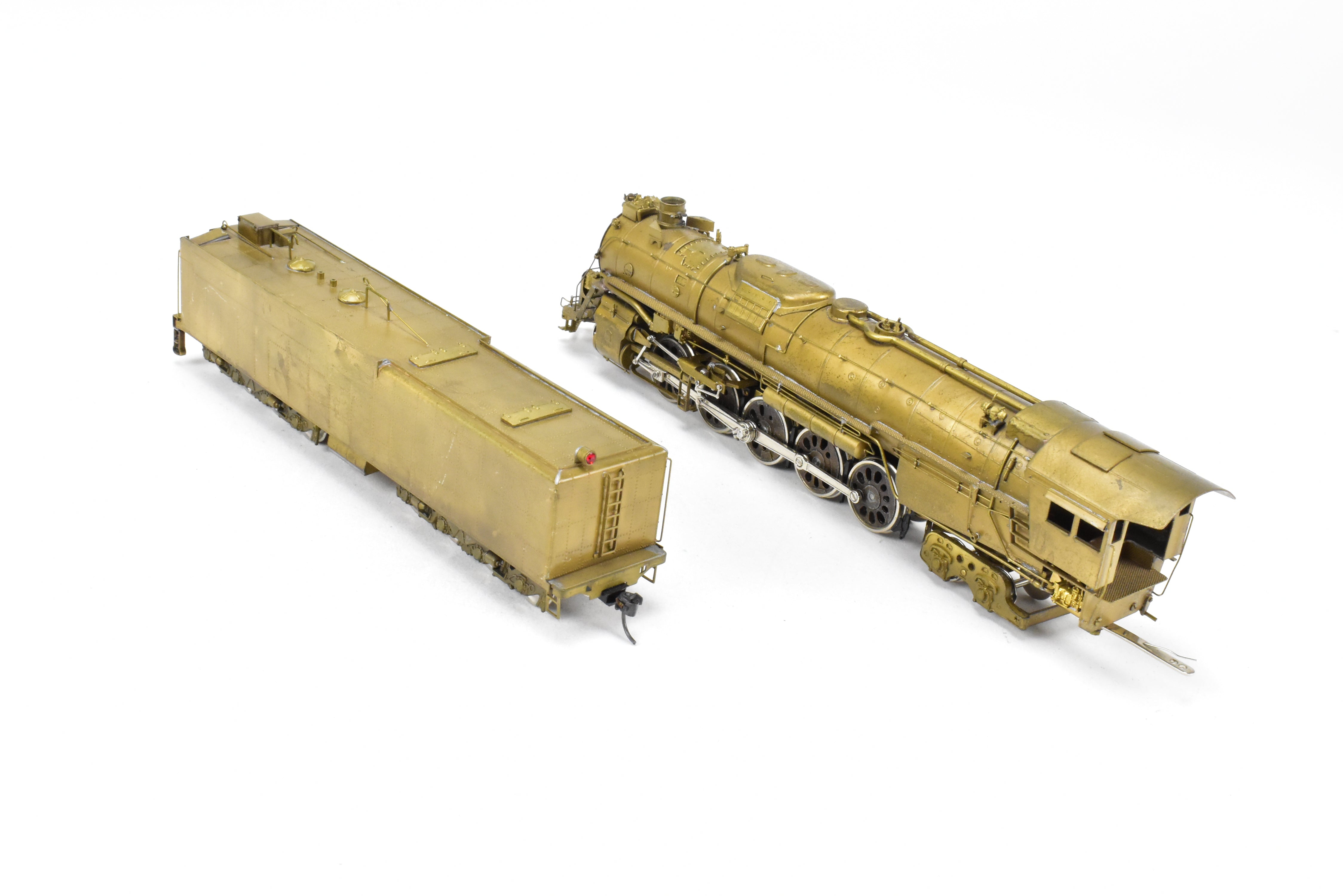 HO Scale Brass PFM - United ATSF - Santa Fe 2-10-4 Locomotive with Can Motor and Gearbox Conversion