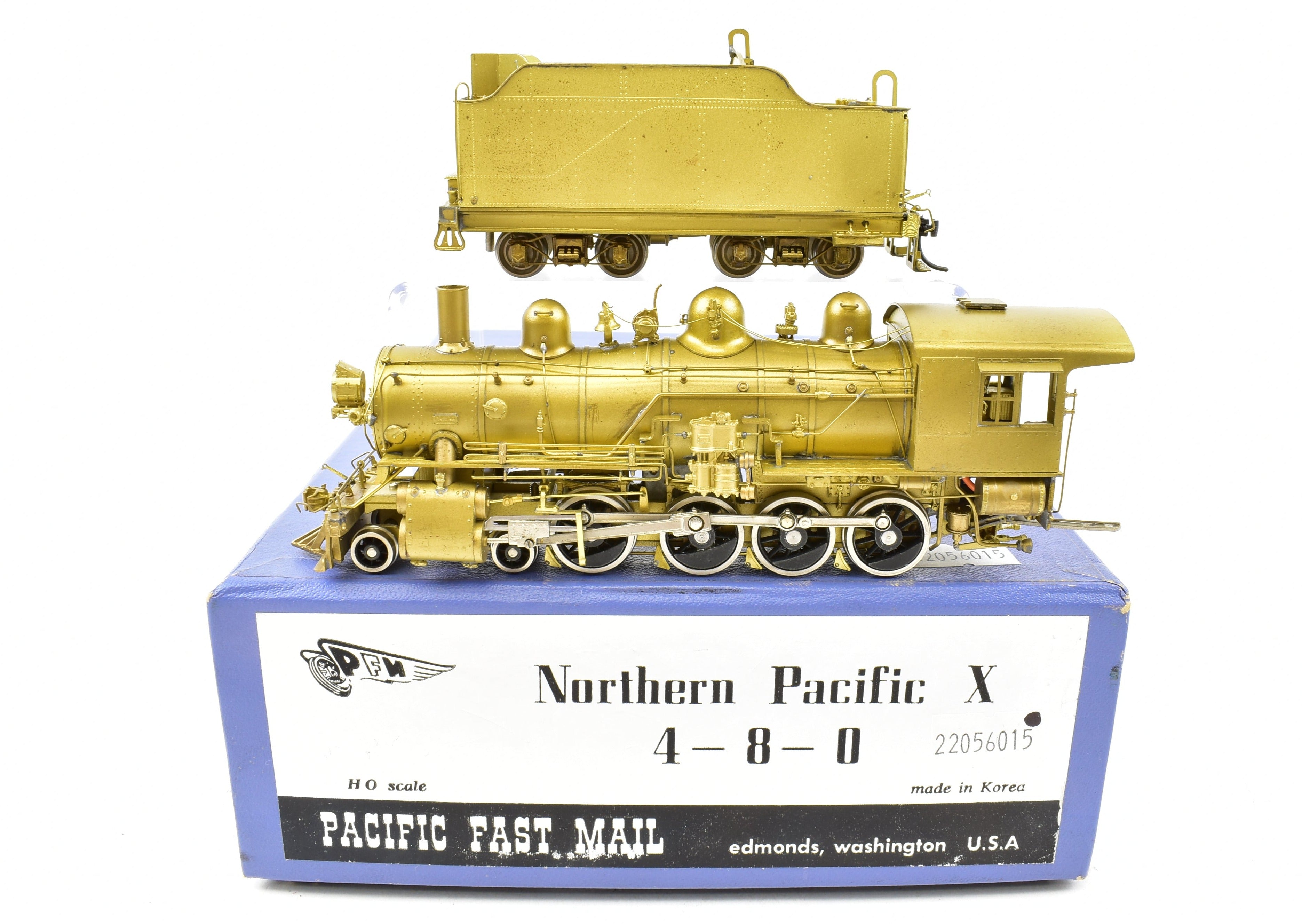 HO Scale Brass Samhongsa Northern Pacific Class X 4-8-0 Mastadon PFM Model