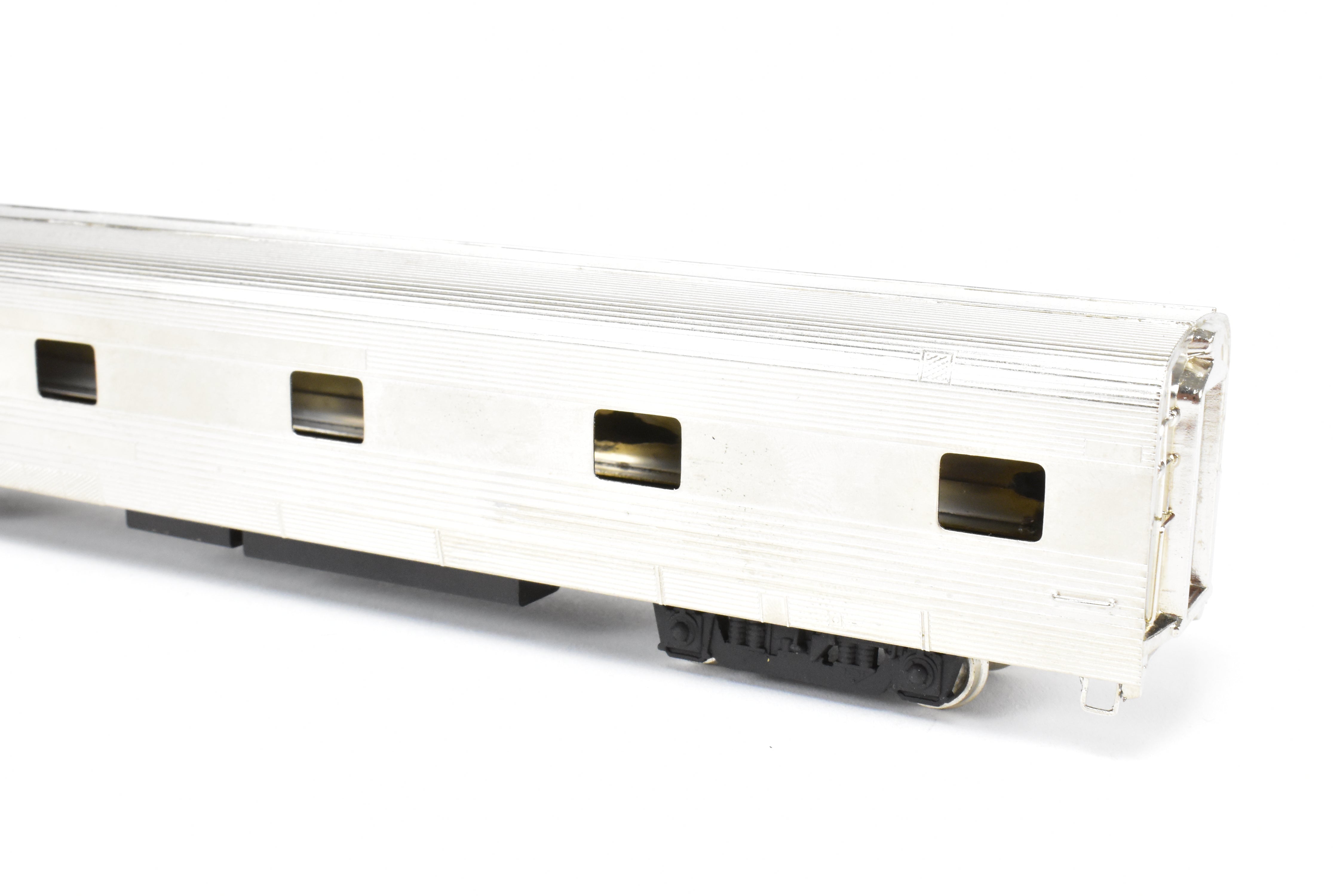 HO Scale Brass NPP Nickel - Plated California Zephyr Pullman Roomette Sleeper Set
