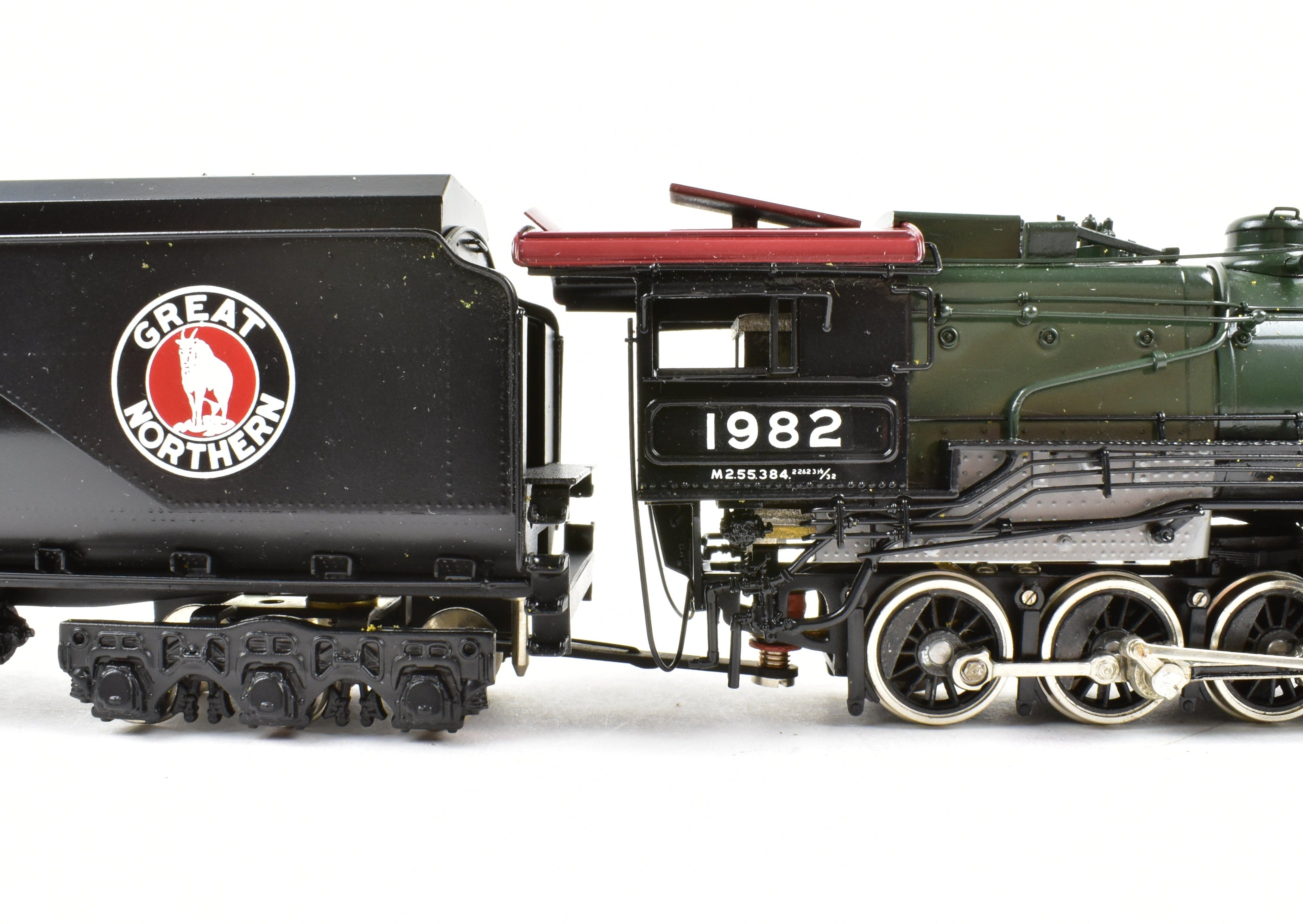 HO Scale Brass PFM - Tenshodo GN Model Train - Great Northern 2-6-8-0 Class M-2 Locomotive from 1973 Run