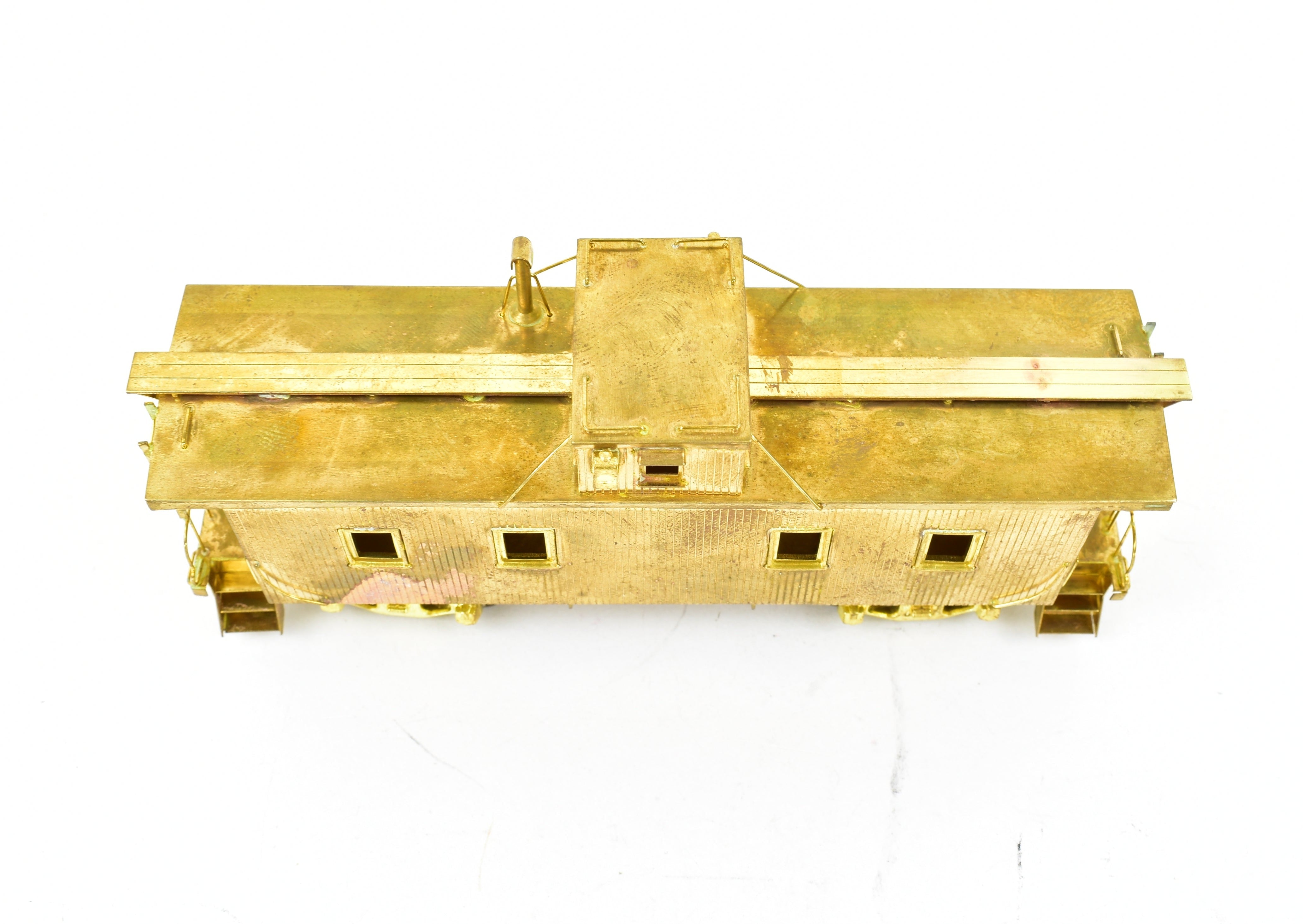 HO Scale Brass Nickel Plate Products (NPP) and Nickel Plate Road (NKP) Wood Caboose Model
