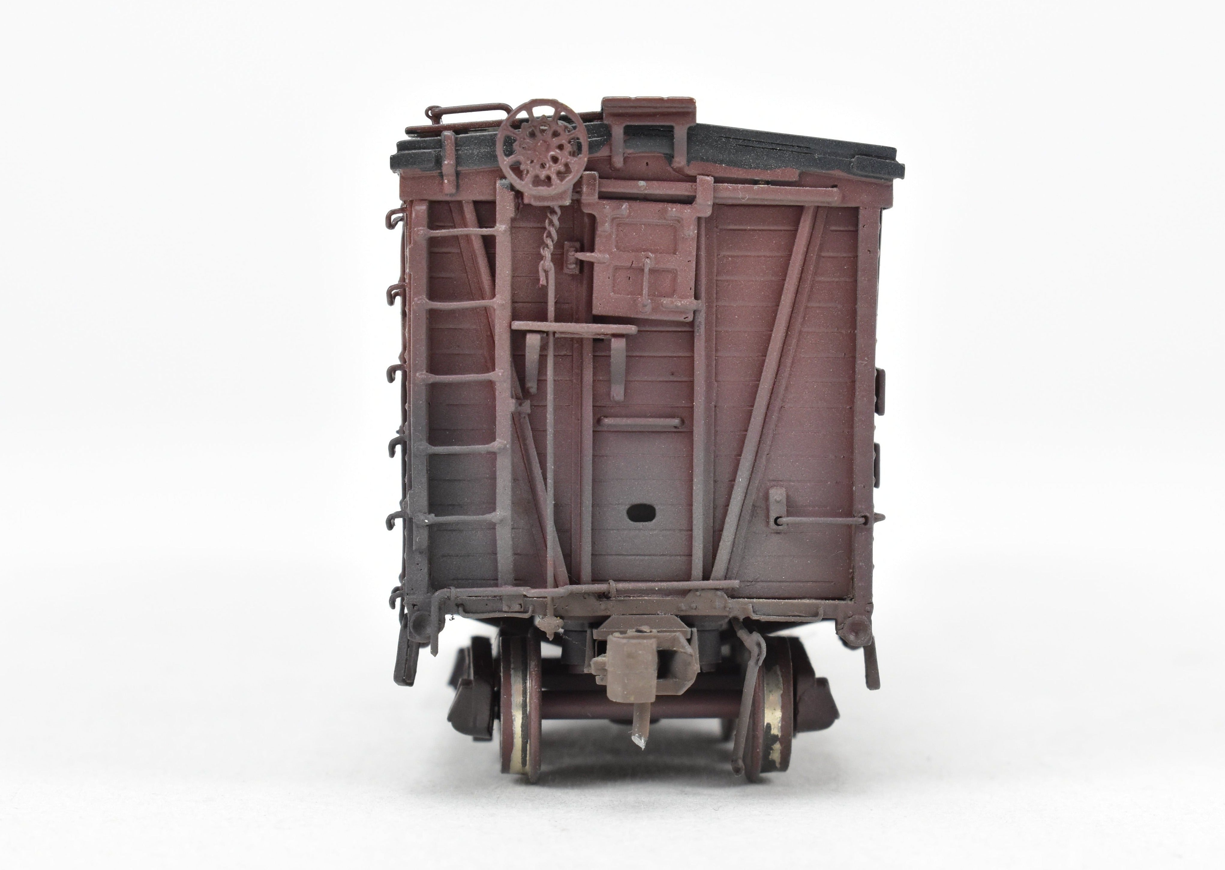 HO Scale Brass ATSF - Santa Fe SK - S Stock Car with Custom Weathering by Pecos River