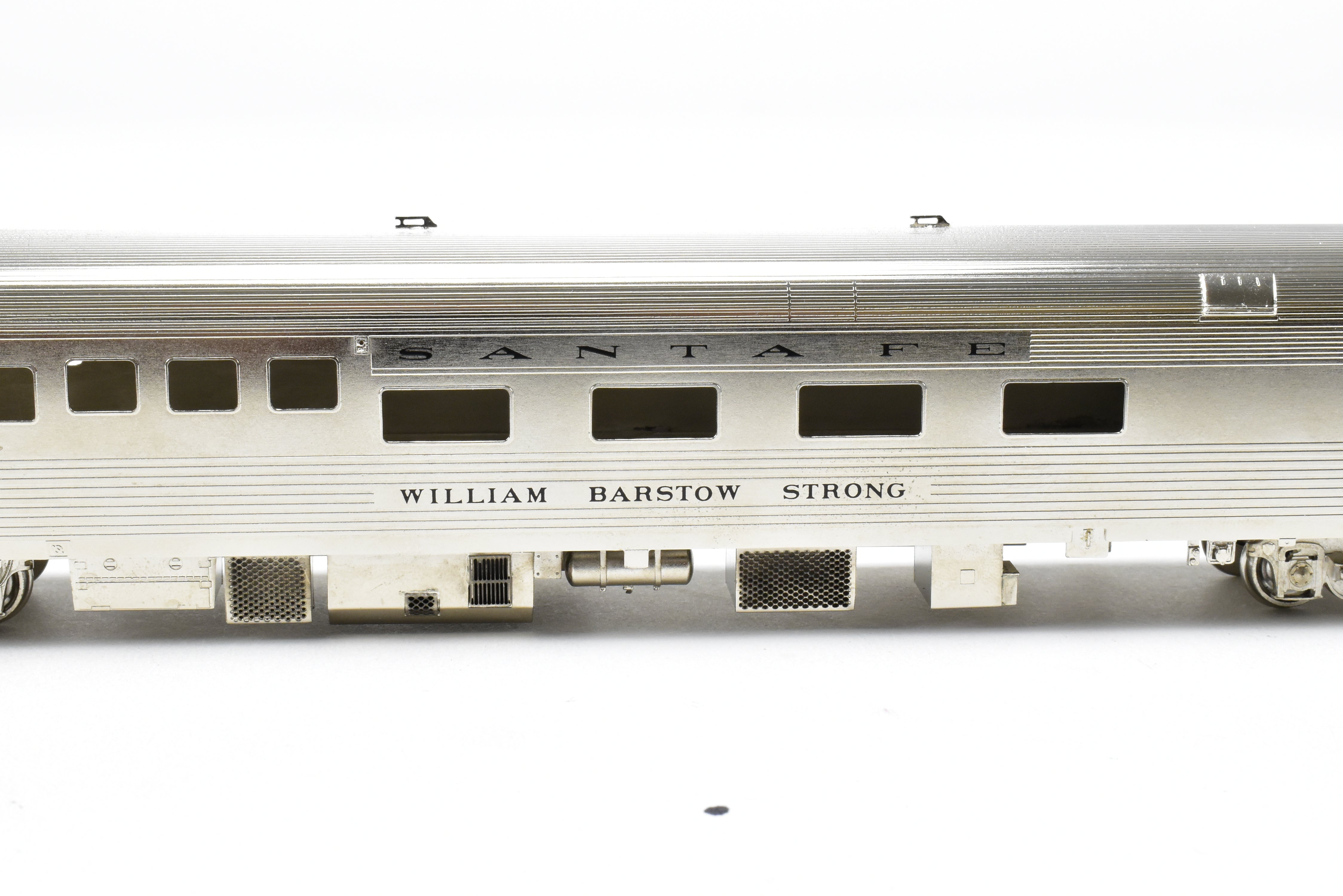 HO Brass Stewart Locomotive Works ATSF Santa Fe #89 William Barstow Strong Decorated Model