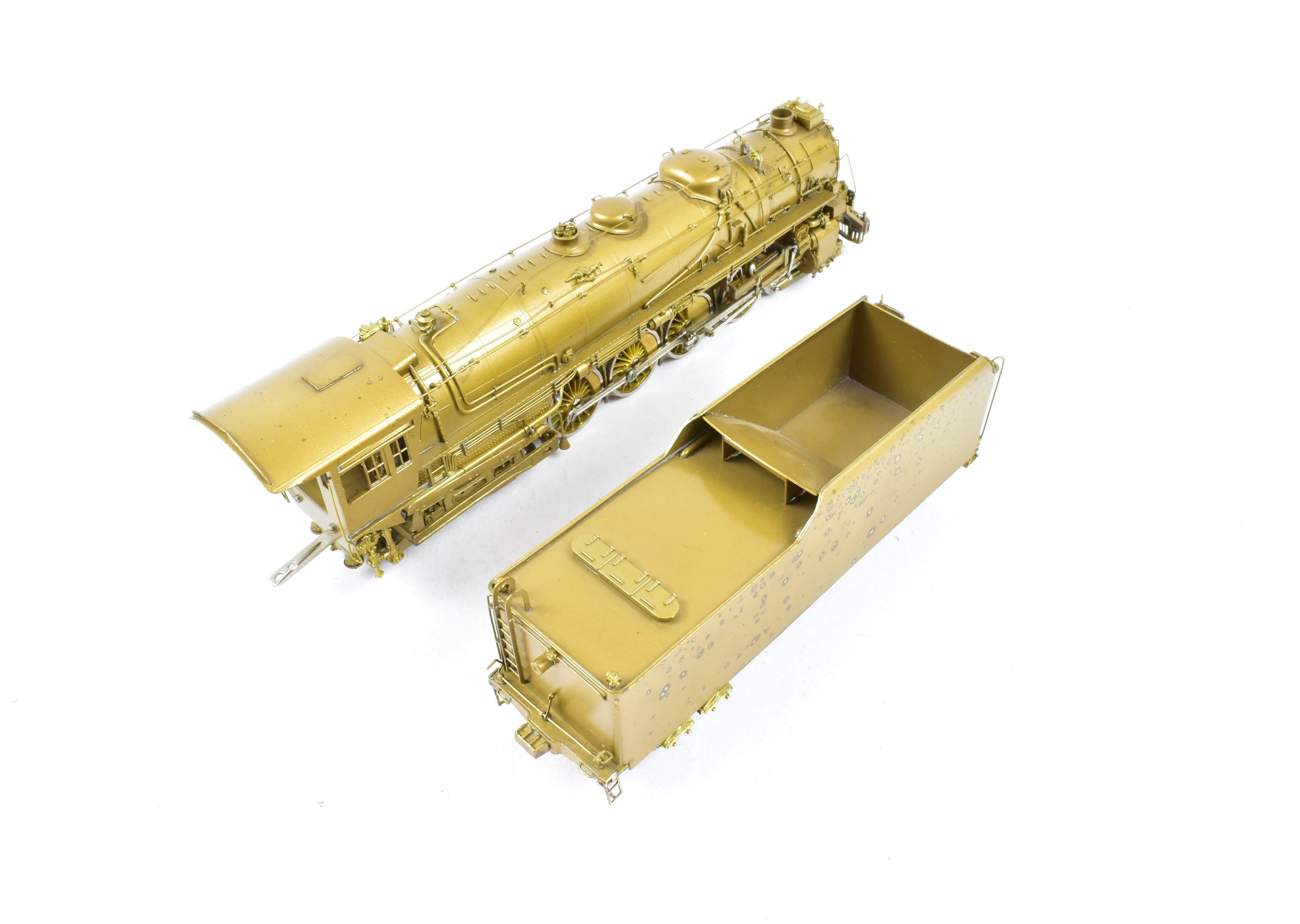 HO Scale Brass Model Train - Chicago & North Western Class H-1 4-8-4, Customized by NJ Custom Brass