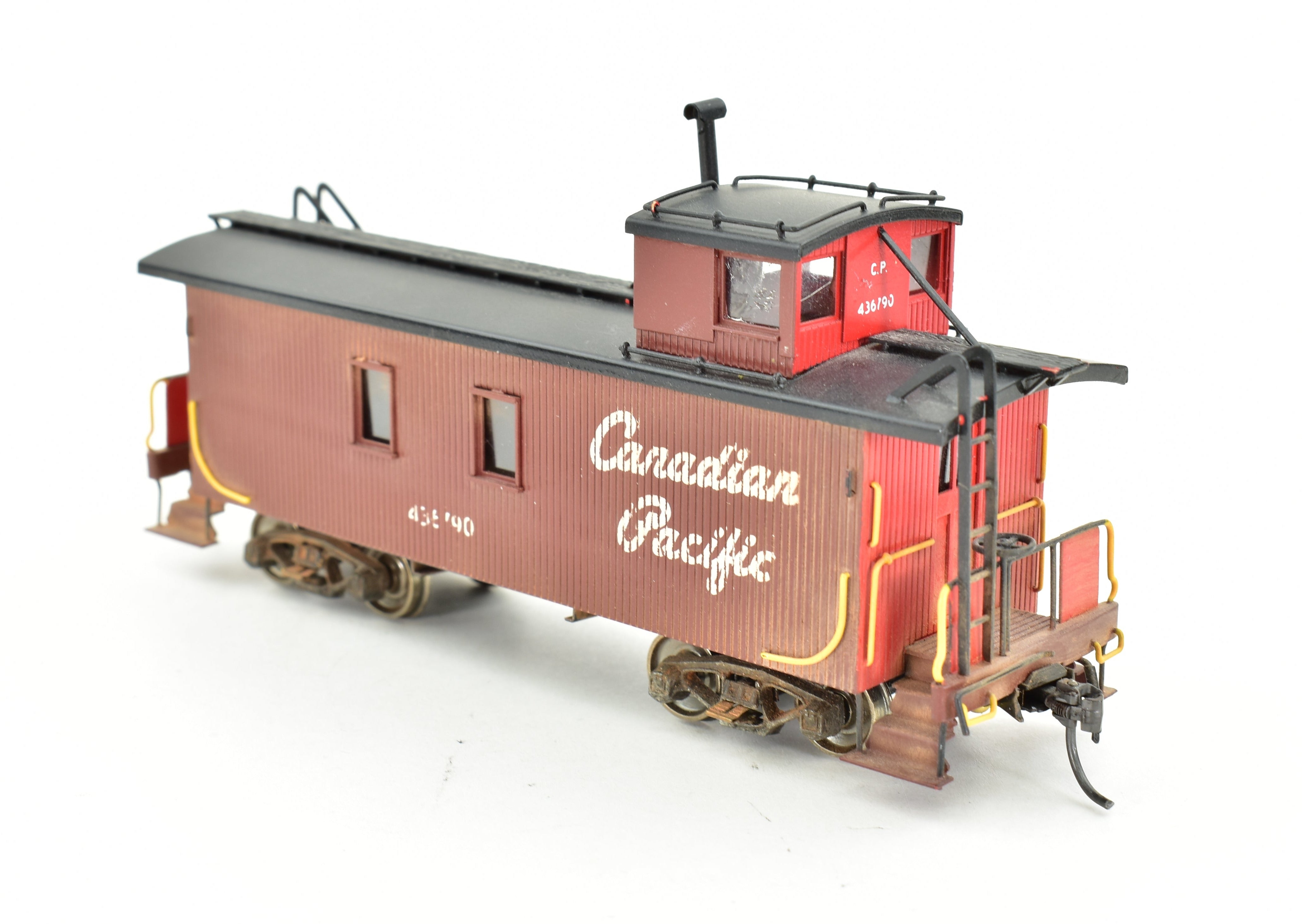 Custom Painted HO Brass PFM - Tenshodo Canadian Pacific Railway Caboose or Van