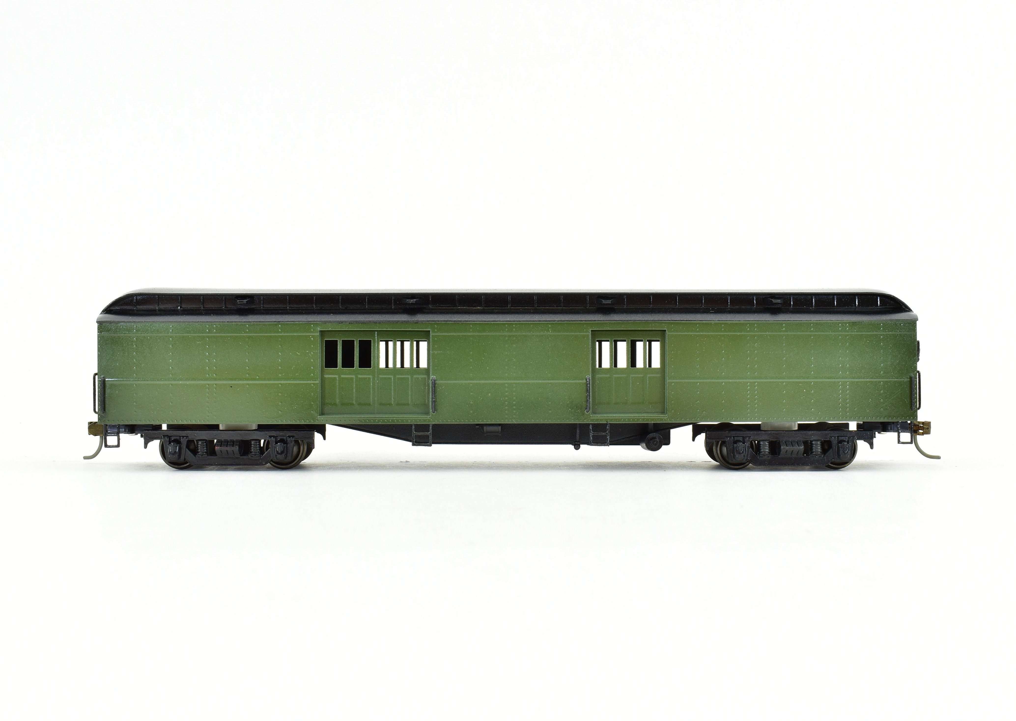 HO Scale Brass NPP Nickel - Plated Custom - Painted NYO&W Baggage Car