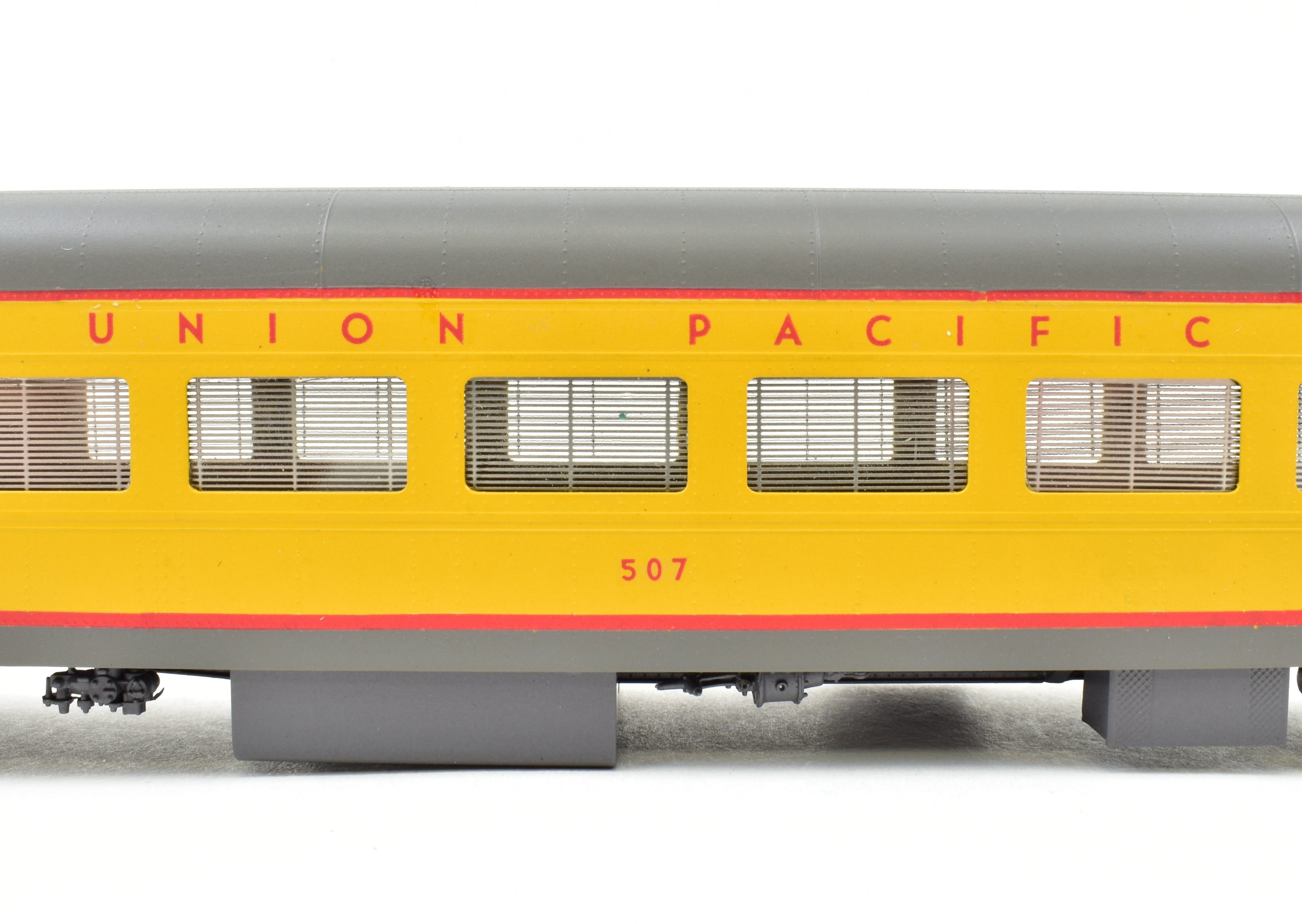 HO Scale Brass Nickel Plate Products (NPP) Union Pacific Chair Car Model No. 507 with Custom Professional Painting