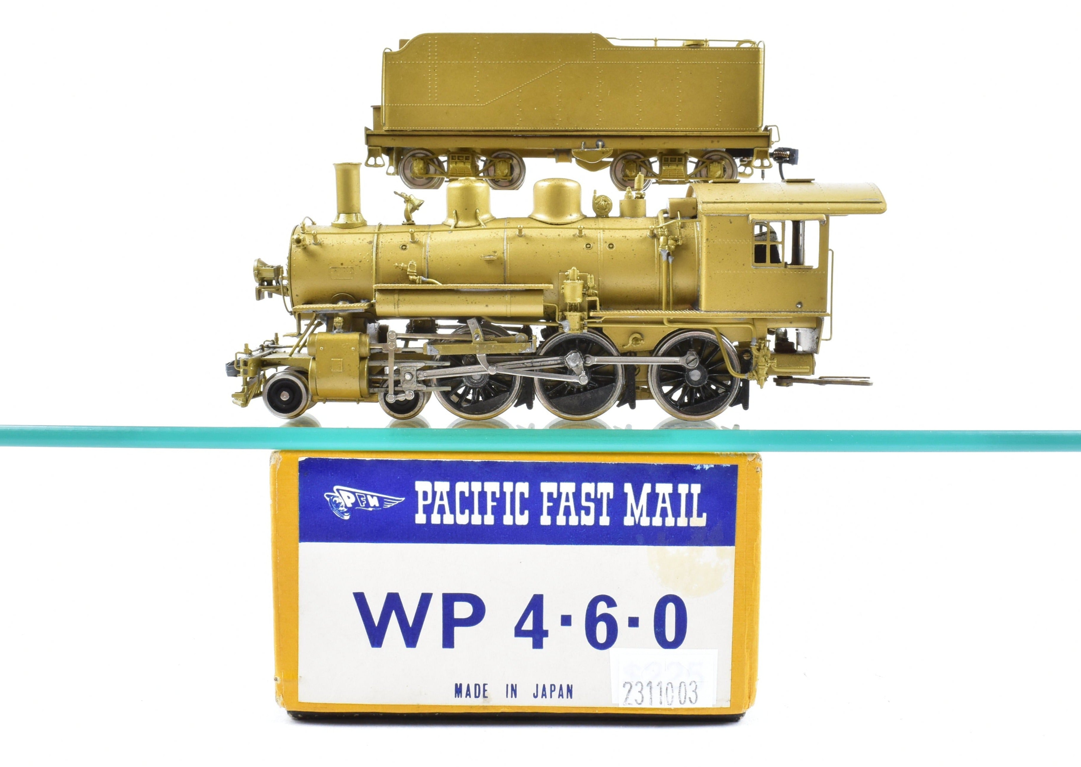 High - Quality HO Scale Brass Pacific Fast Mail Western Pacific 4 - 6 - 0 TP - 29 Ten Wheeler Model Train