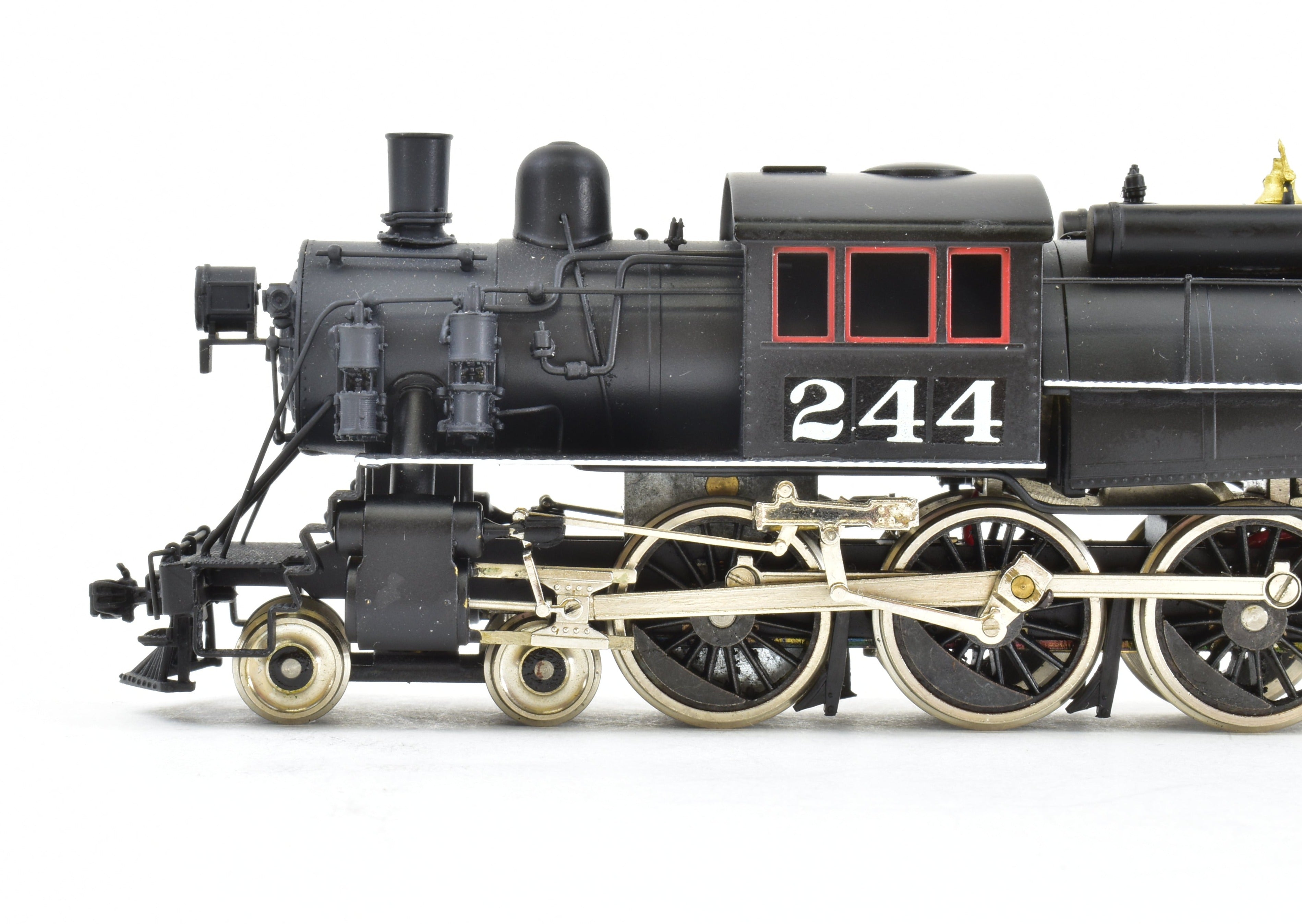 HO Scale Brass NPP Nickel - Plated New York Ontario & Western U - 1 4 - 6 - 0 Camelback Locomotive