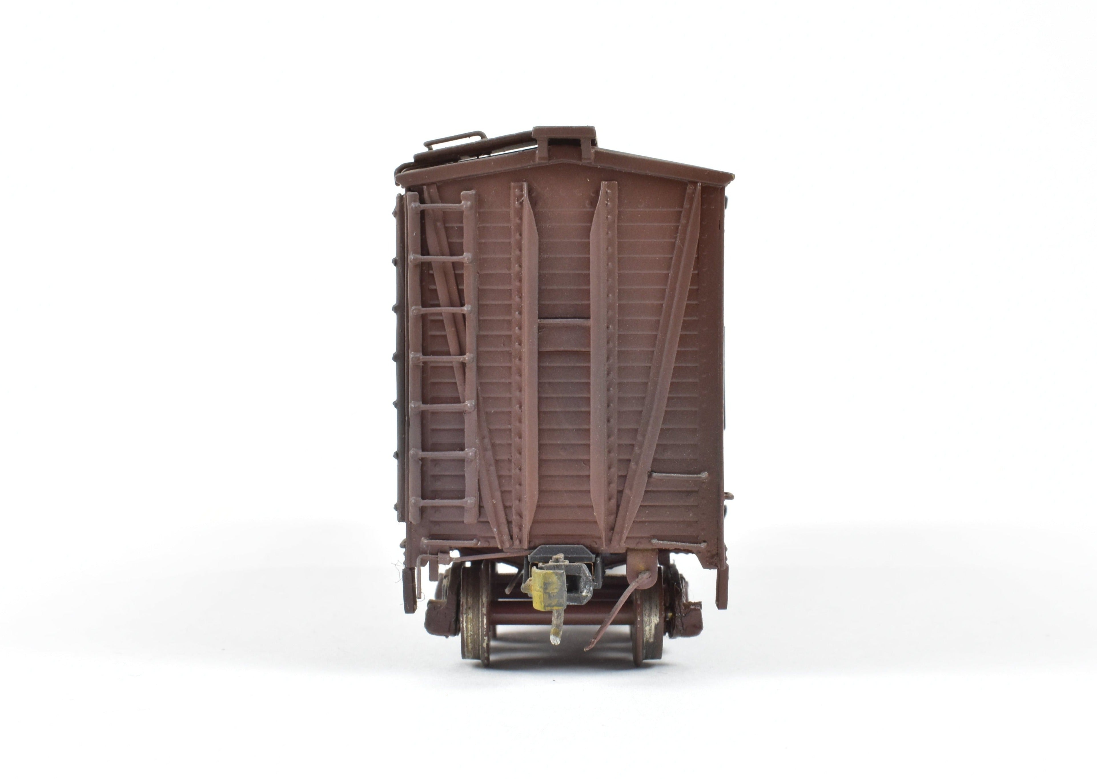 Custom Painted HO Brass Oriental Limited MILW - Milwaukee Road Automobile Box Car