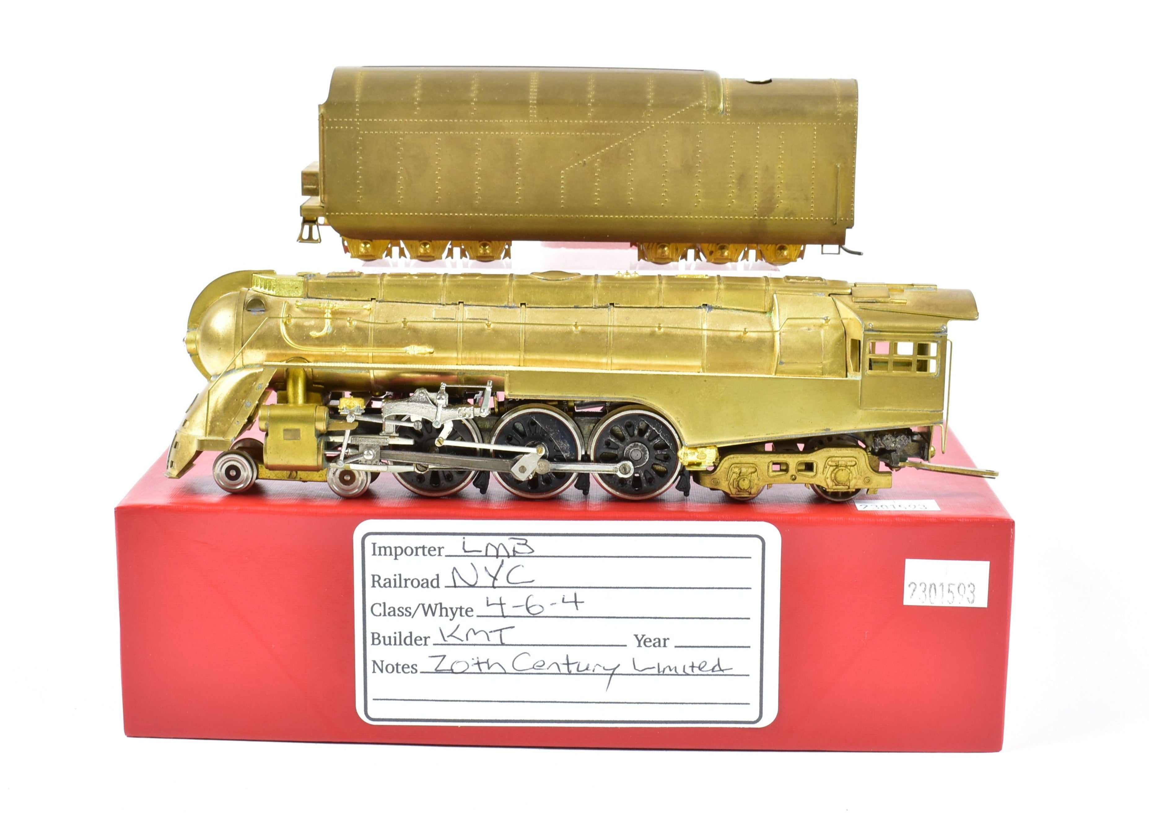HO Scale Brass LMB Models New York Central J - 3A 4 - 6 - 4 Hudson Streamlined Model Train