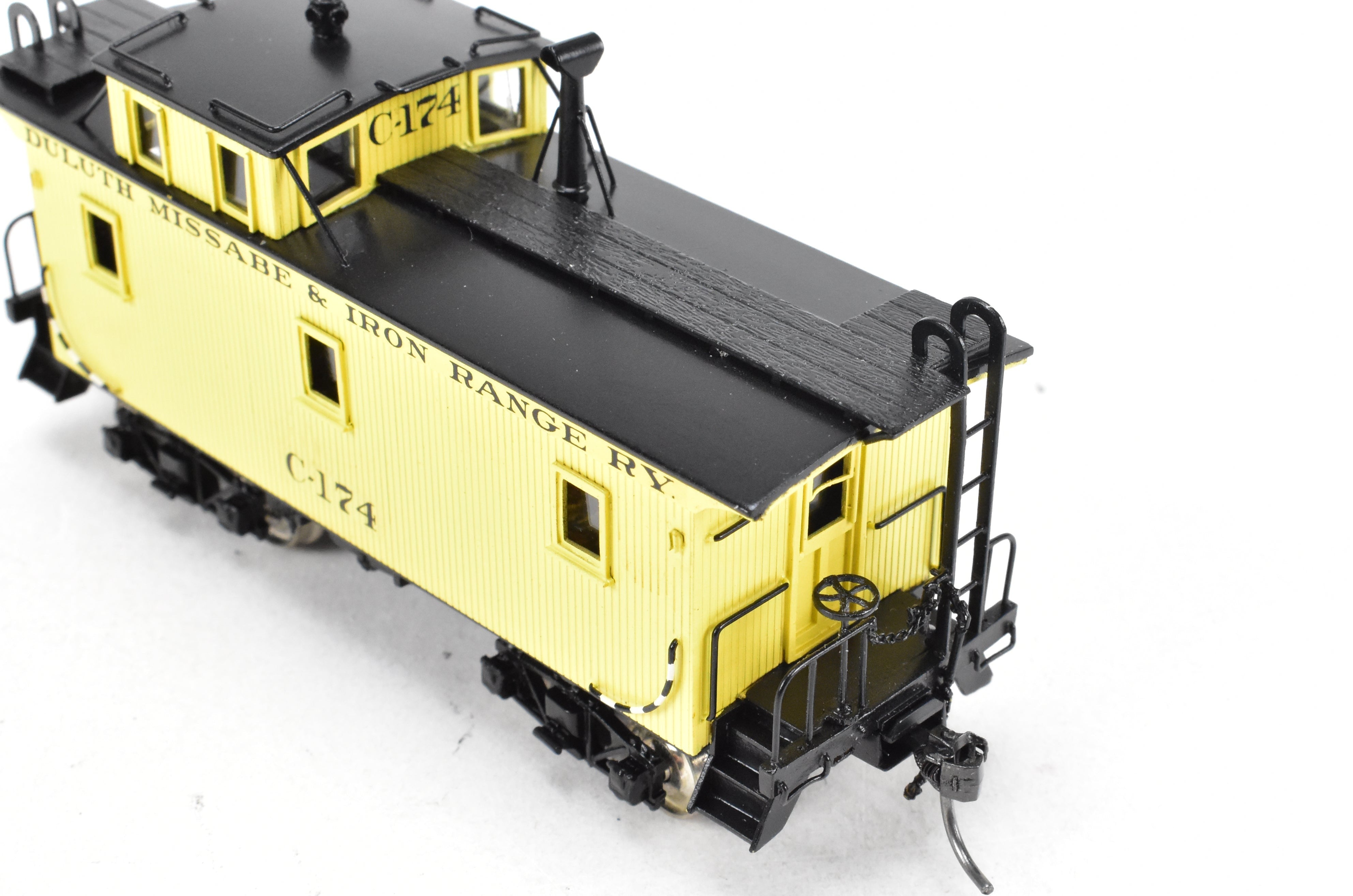 HO Scale Brass Pacific Fast Mail (PFM) - SKI Duluth Missabe & Iron Range (DM&IR) Wood Caboose Model, Factory Painted and Numbered FP No. C-174