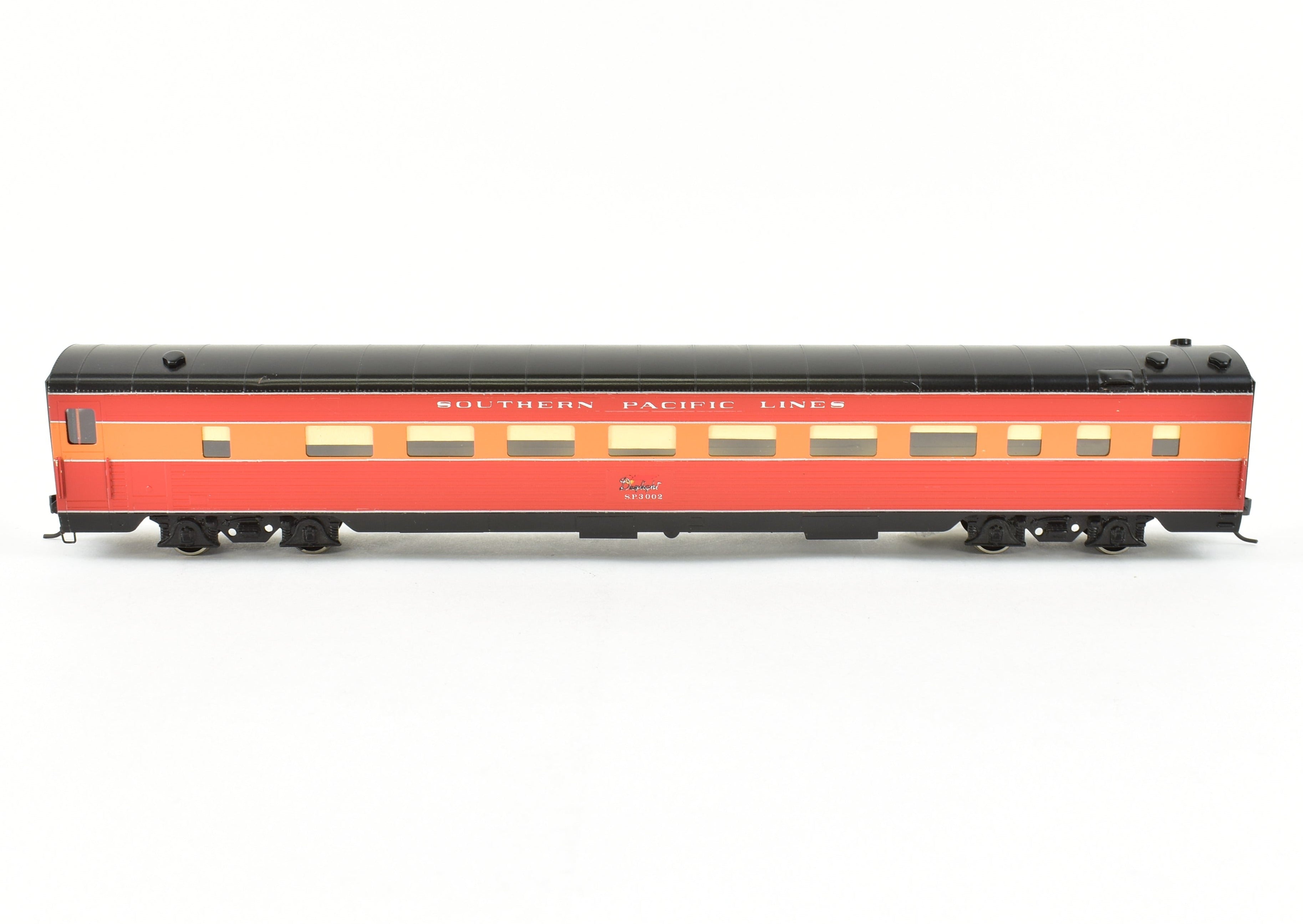 HO Scale Brass Soho Southern Pacific #3002 Custom Painted Parlor Car with Stateroom for Model Trains