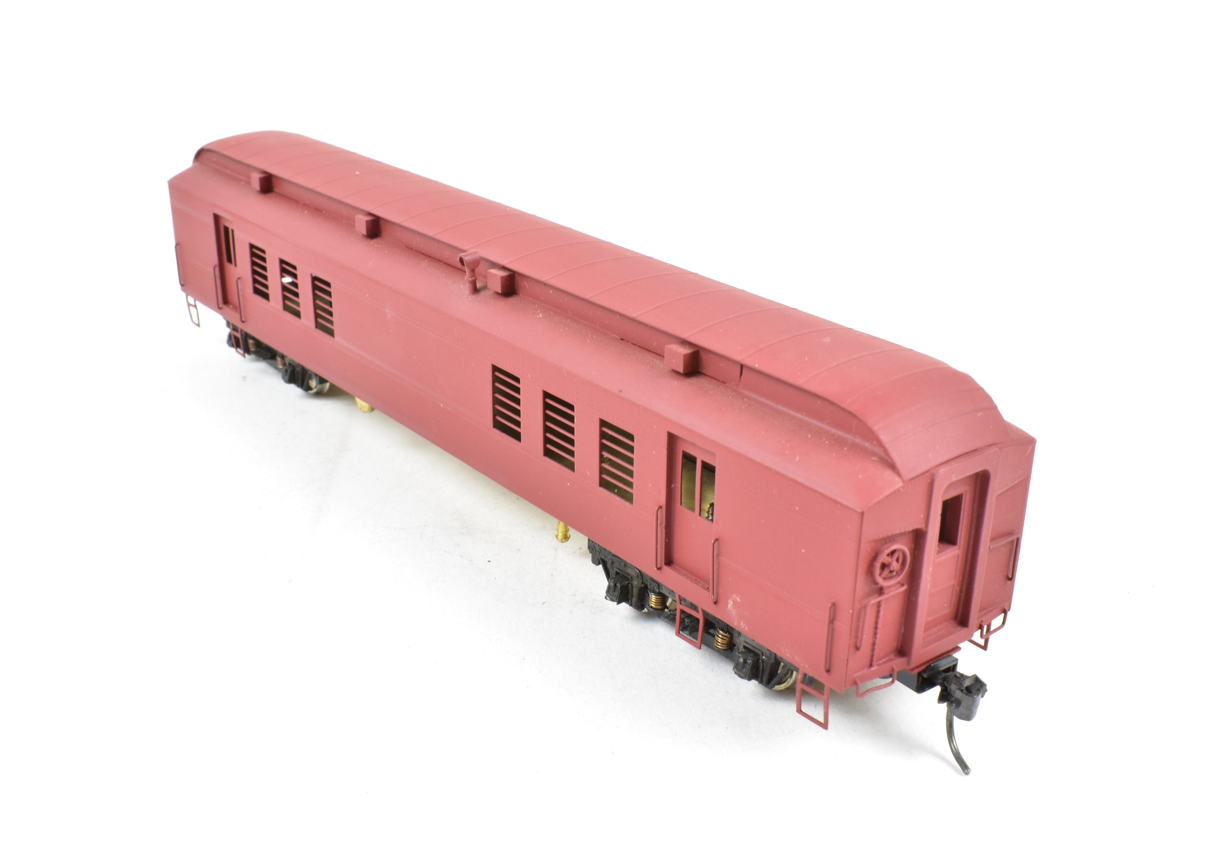 HO Scale Brass Lambert 60-foot Heavyweight RPO with Central Valley Metal Wheel Trucks