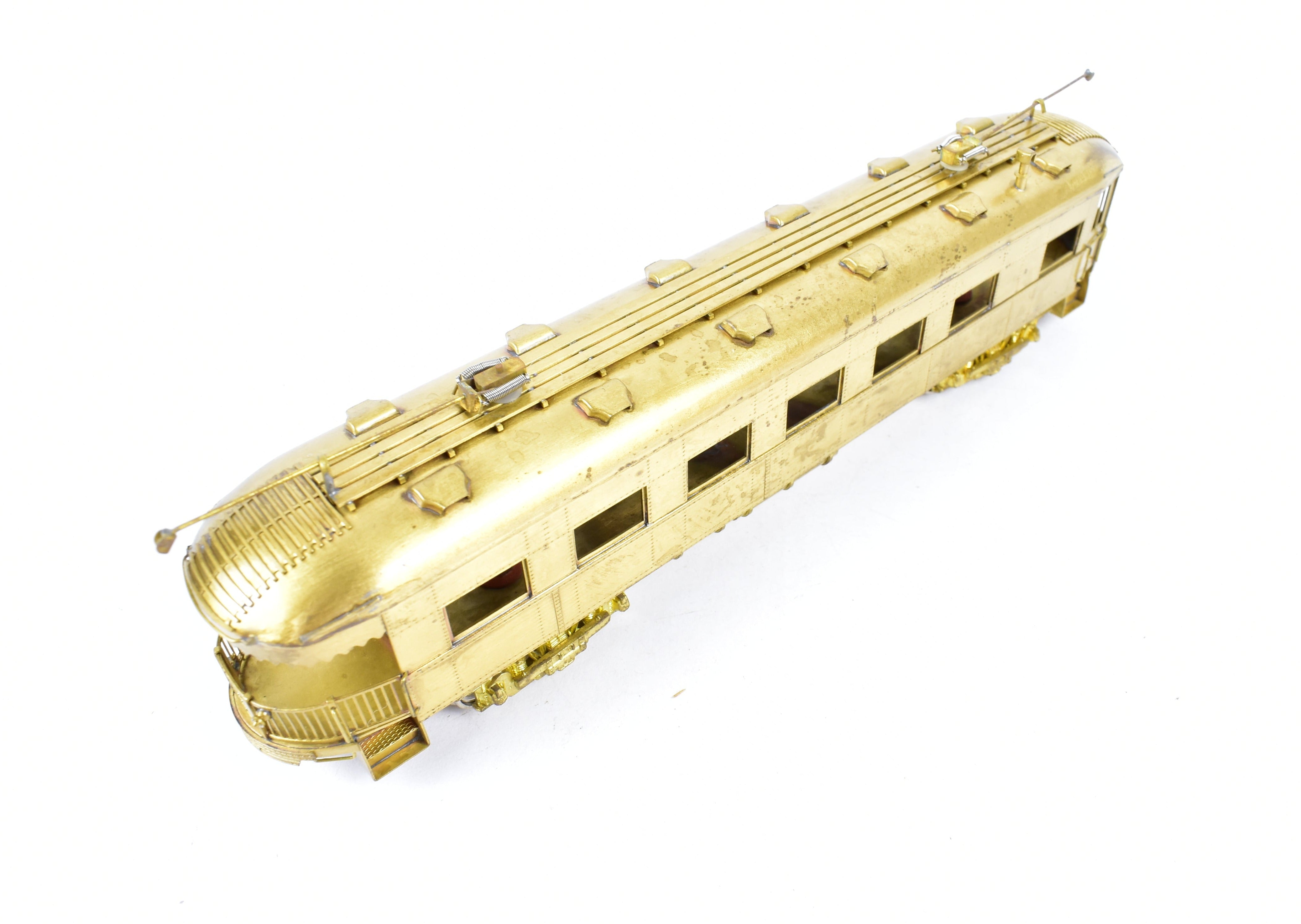 1978 HO Brass MTM Midwest Trolley Museum CNS&M North Shore Line No. 410 Parlor Observation Unpowered Trailer