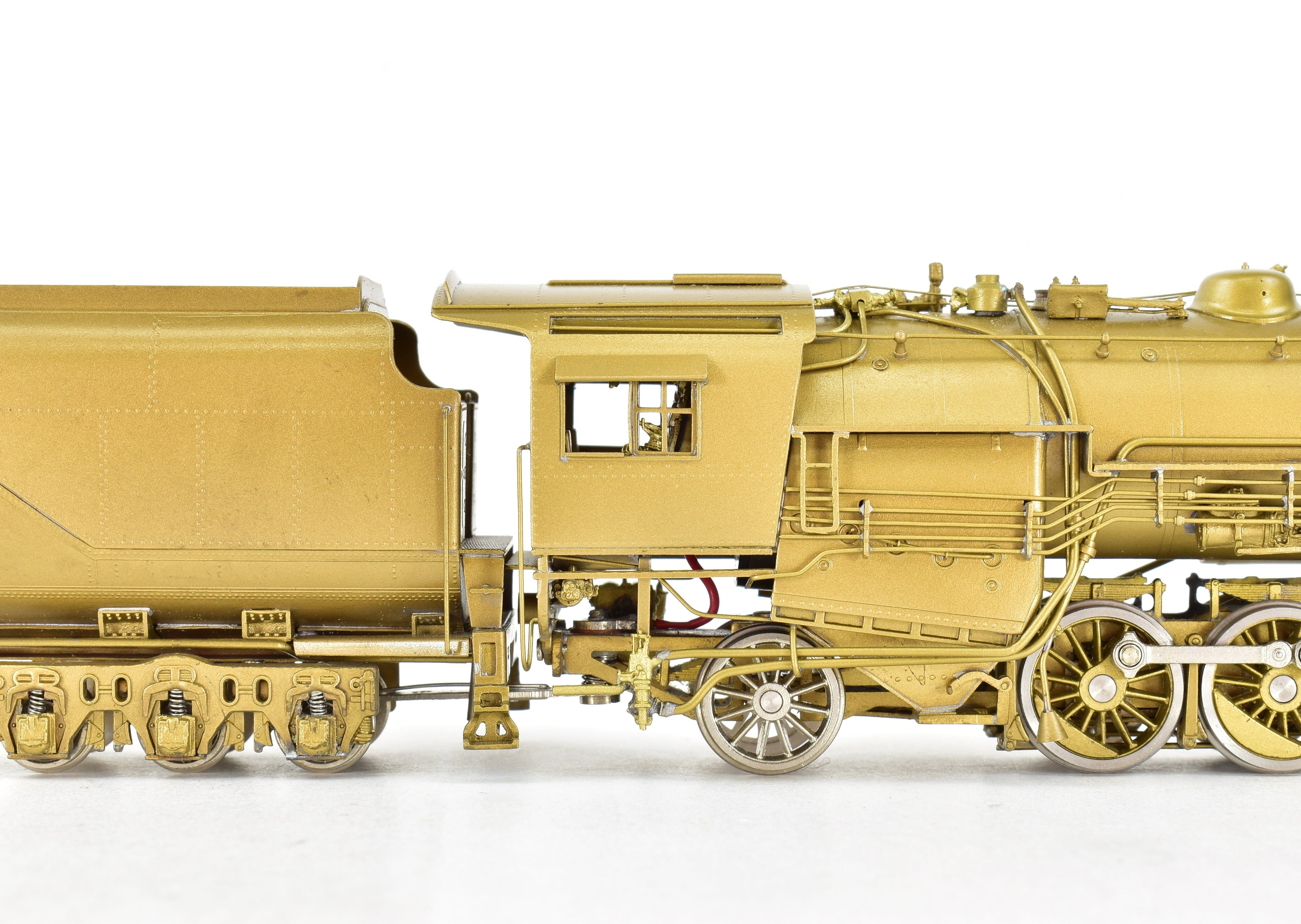 HO Scale Brass Model Train - Chesapeake & Ohio Class B-1 2-10-2 with Pumps on Pilot by NJ Custom Brass