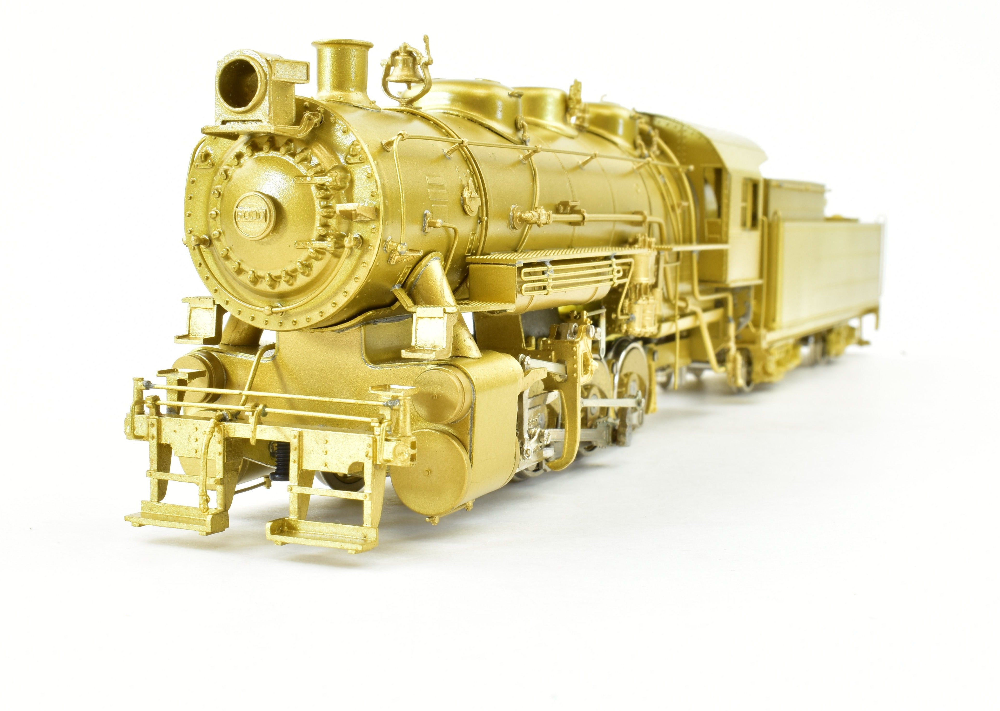 HO Scale Brass Oriental Limited Model of USRA - United States Railway Administration 0-8-0 Locomotive in Burlington Route (CB&Q) Version