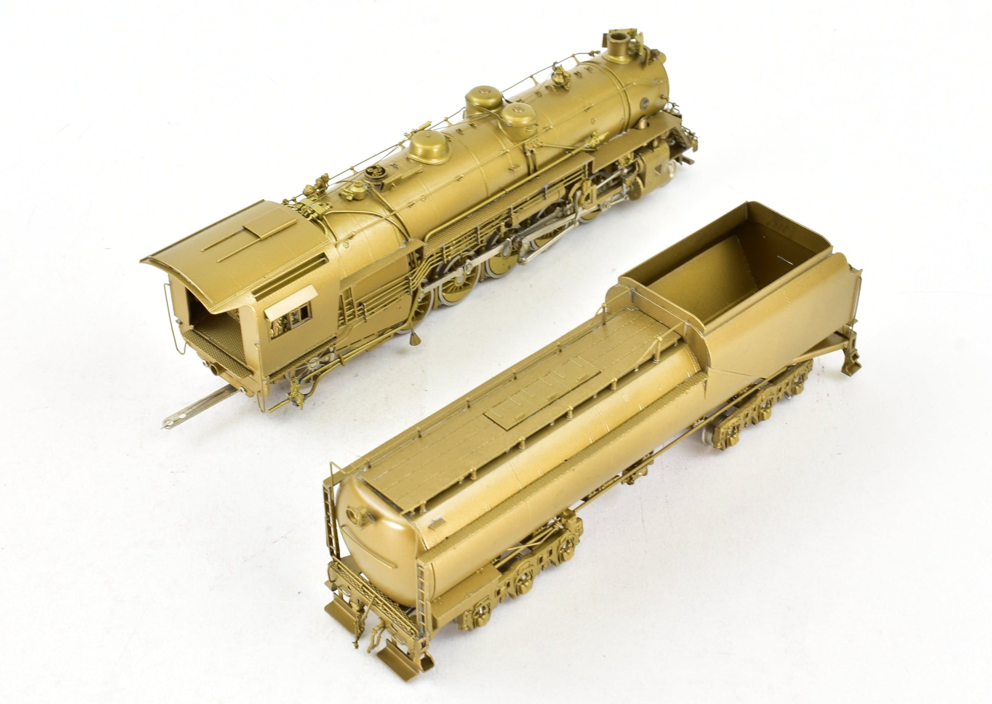 HO Scale Brass Model Train - Chesapeake & Ohio Class B-1 2-10-2 with Pumps on Pilot by NJ Custom Brass