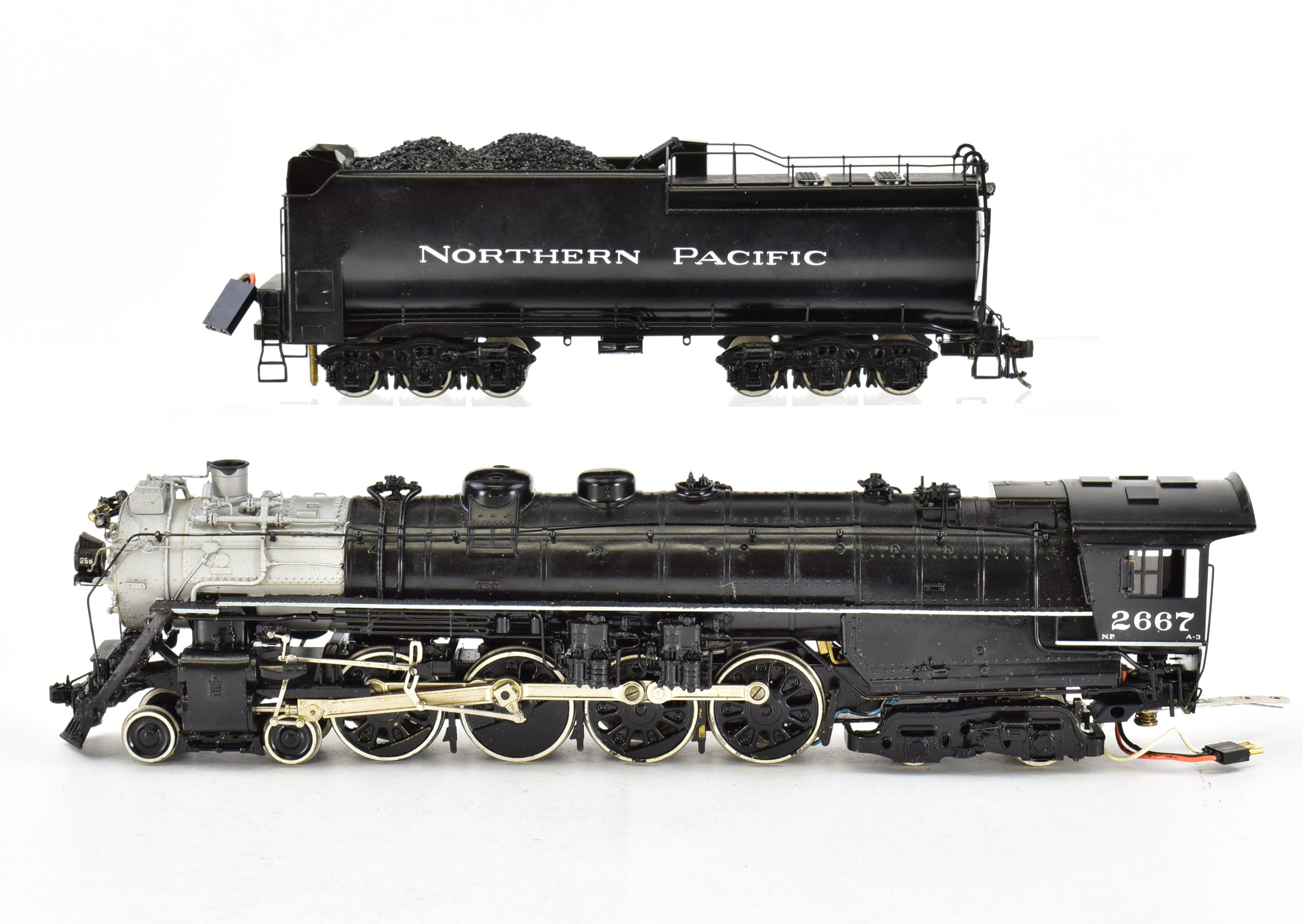 HO Scale Brass PFM Model Train - Fujiyama NP - Northern Pacific 4-8-4 Class A-3 1972 Run with PFM Sound, CP No. 2667