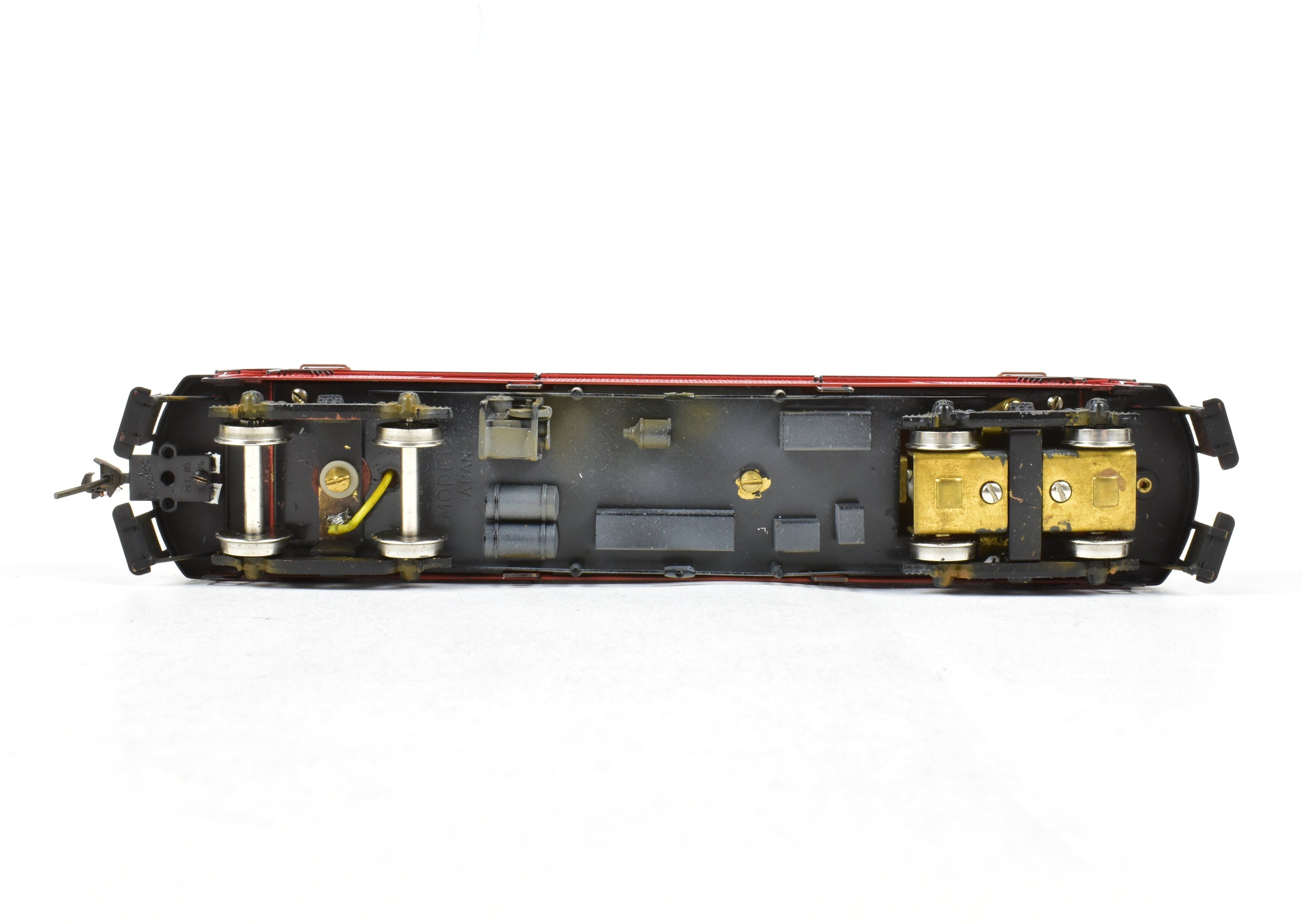 High - Quality Professionally Painted and Finished HO Scale Brass Suydam Pacific Electric Wood Box Motor Model