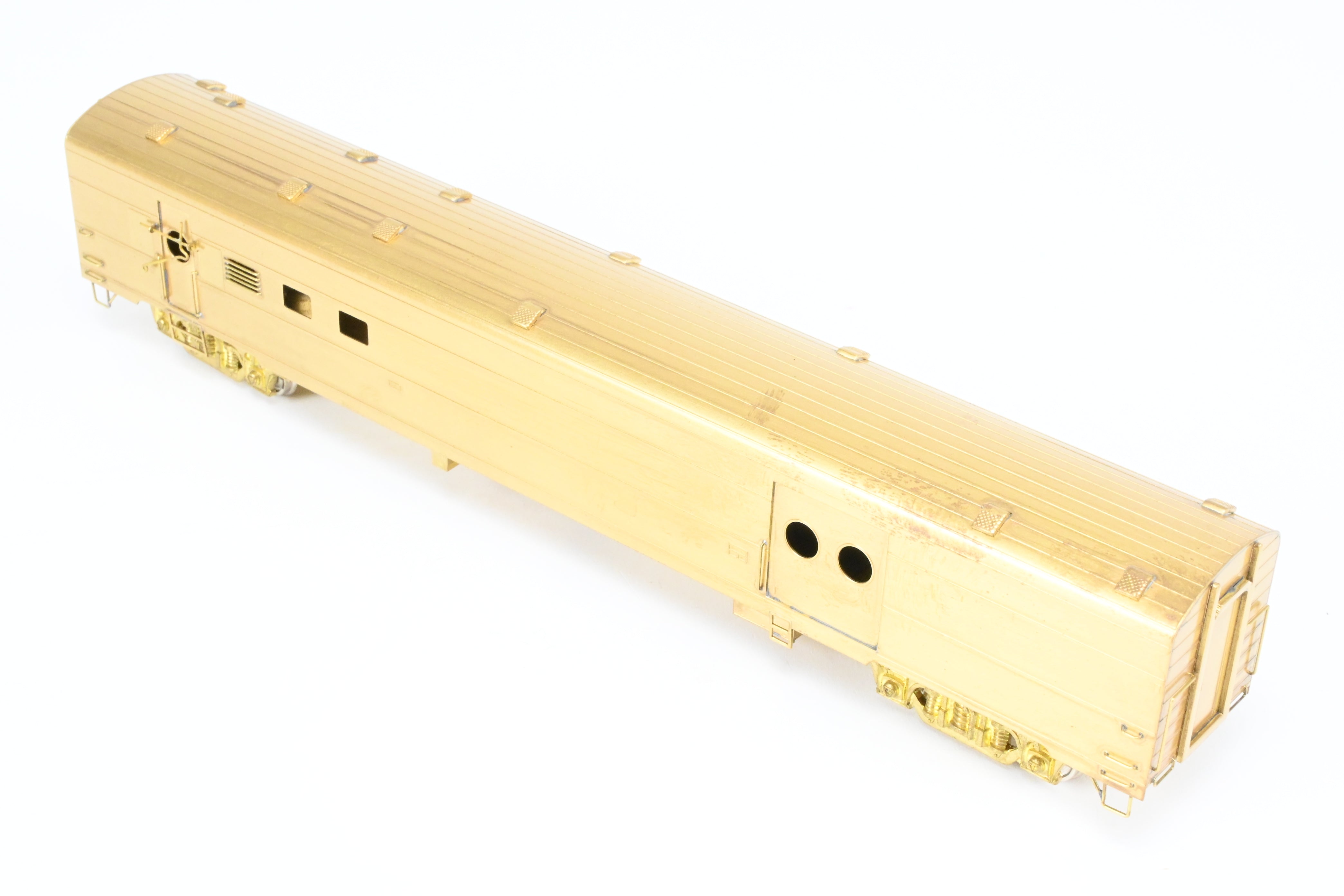 HO Scale Brass Model of Milwaukee Road #1208 Baggage - RPO Train Car from Soho Brand