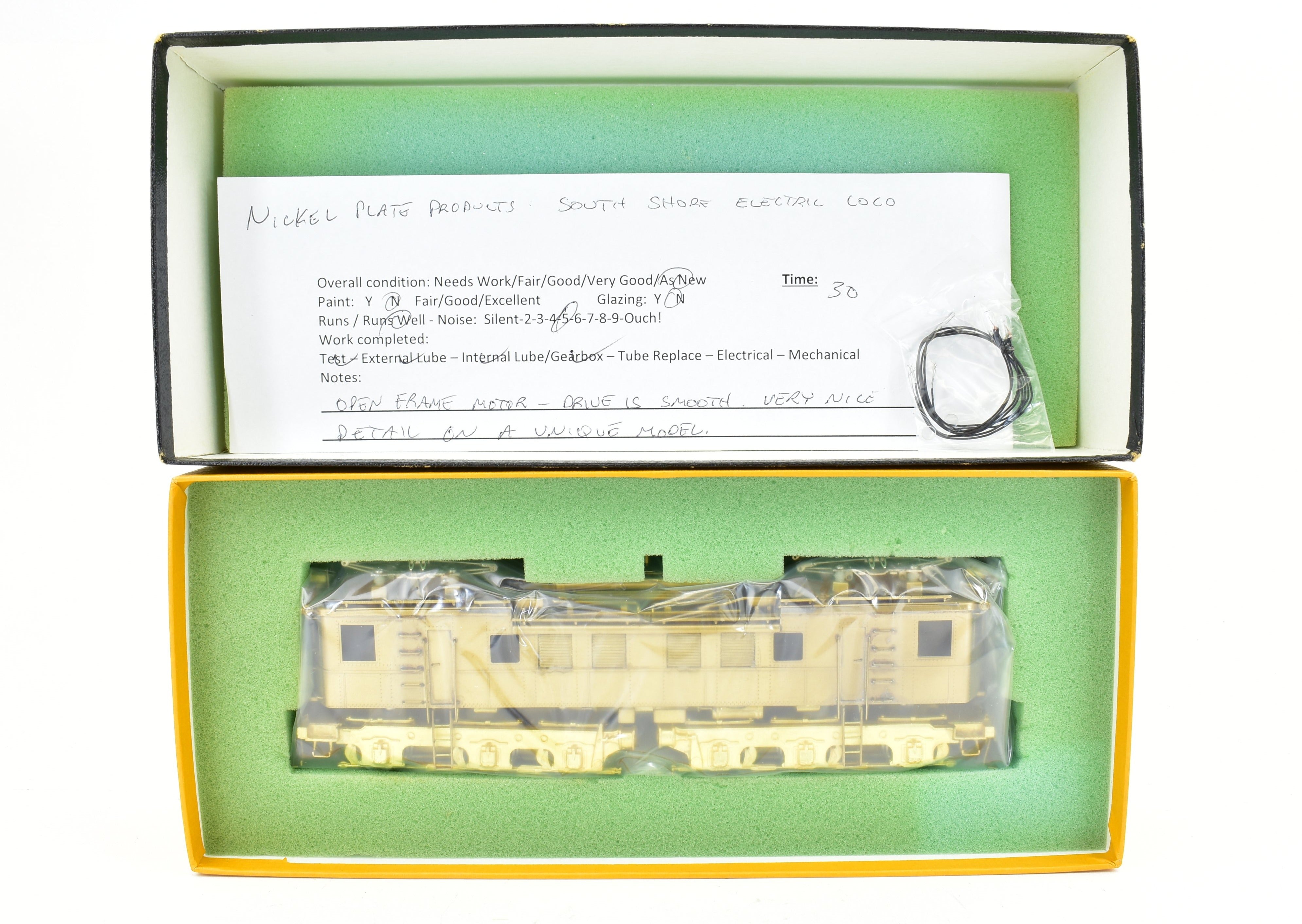 HO Scale Brass NPP Nickel Plate 700 Series Electric Locomotive from South Shore Line