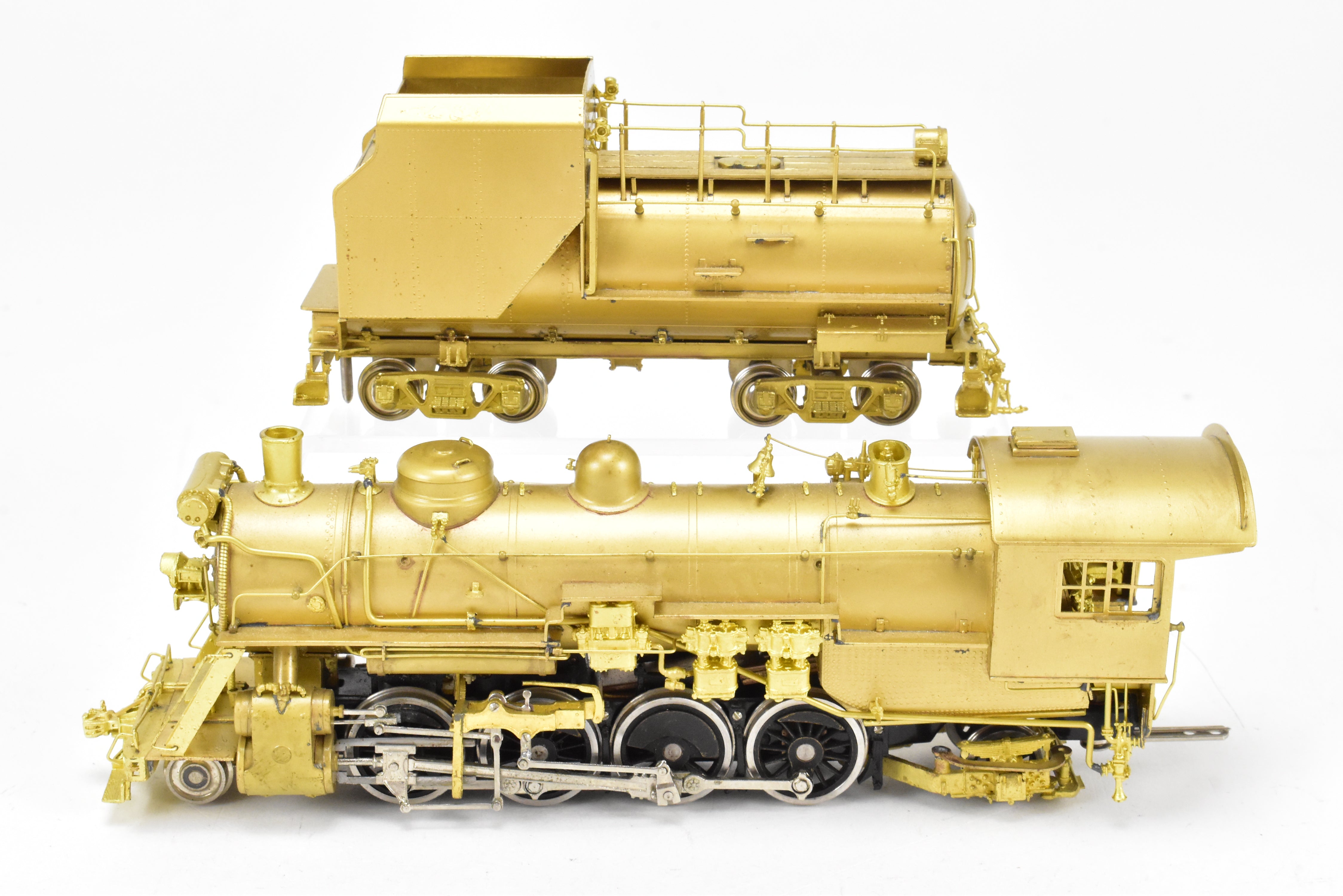 High - Quality HO Scale Brass Nickel - Plated Erie Railroad N - 1 2 - 8 - 2 Model Train by NPP - Nickel Plate Products