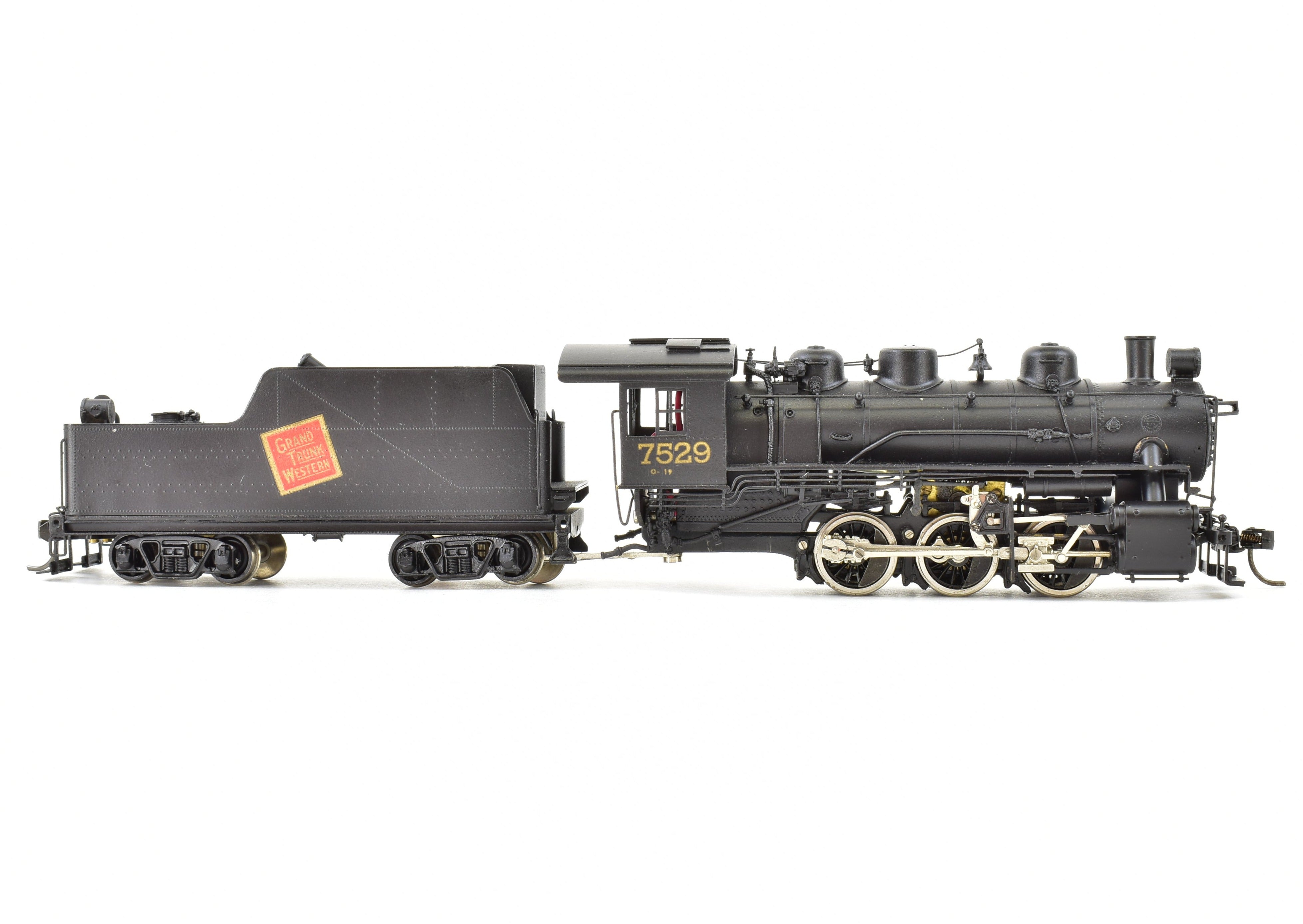 HO Scale Brass Model Train - NorthWest Short Line USRA 0-6-0 Custom Painted and Detailed to Resemble Grand Truck Western
