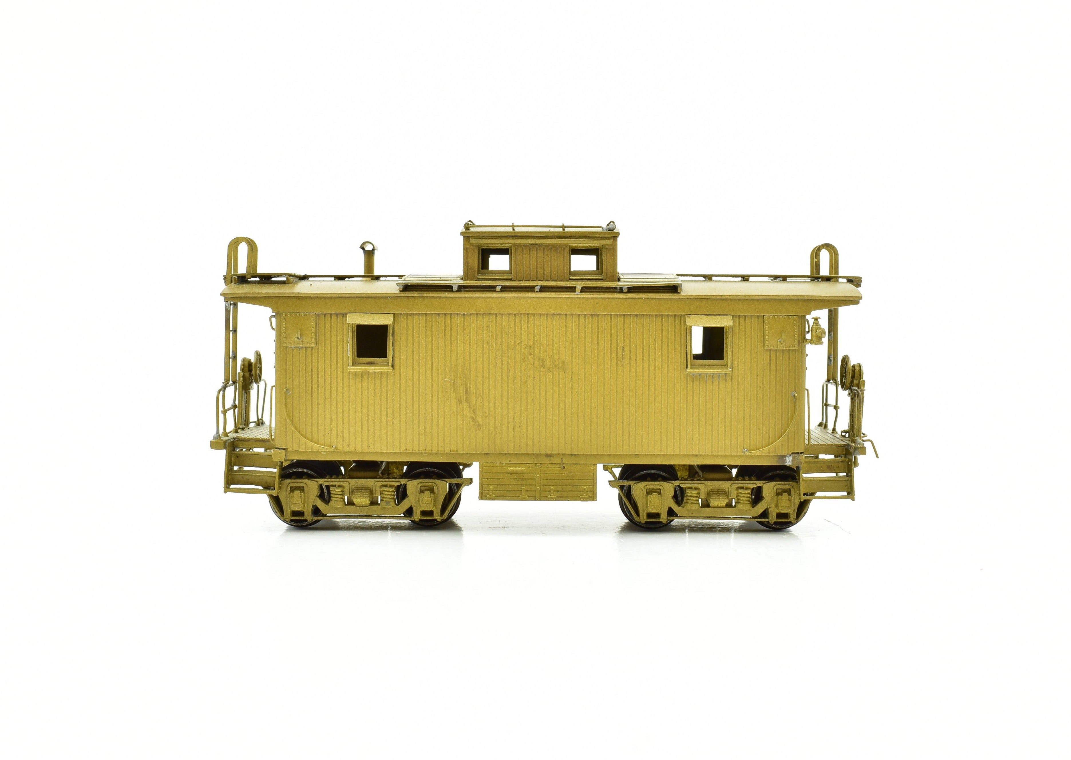 HO Scale Brass PFM SKI Boston & Maine Unpainted Wood Caboose with Spares