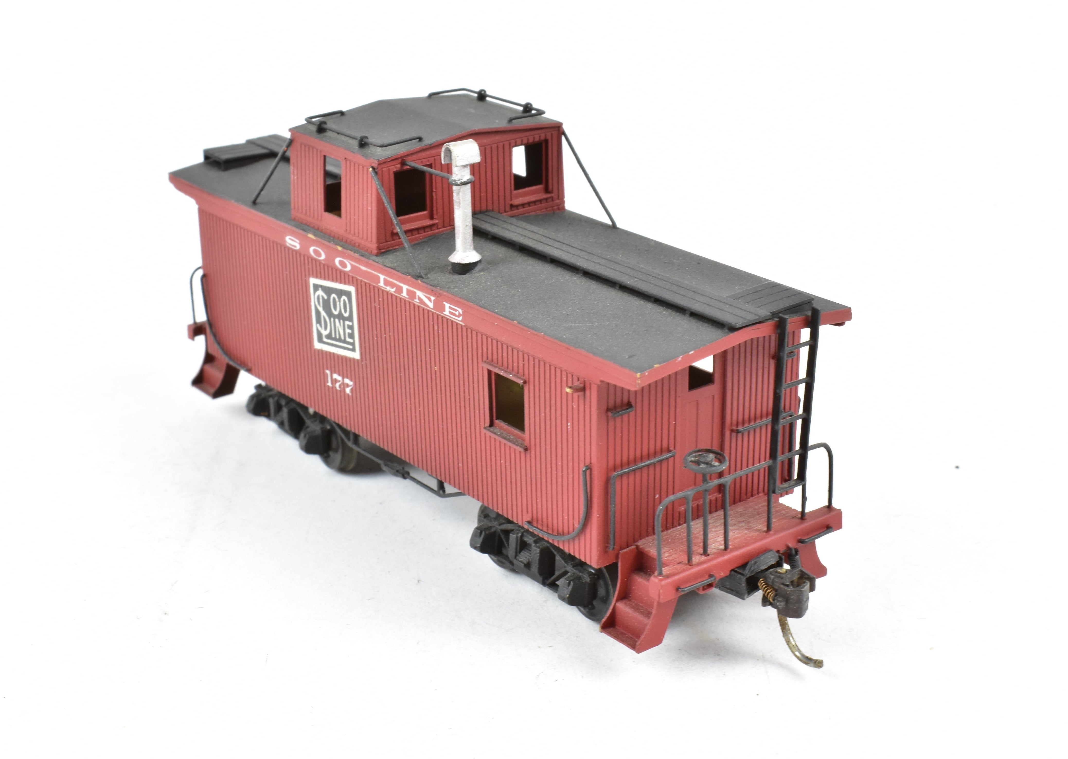 Custom Painted HO Scale Brass NPP Soo Line Caboose from 1972