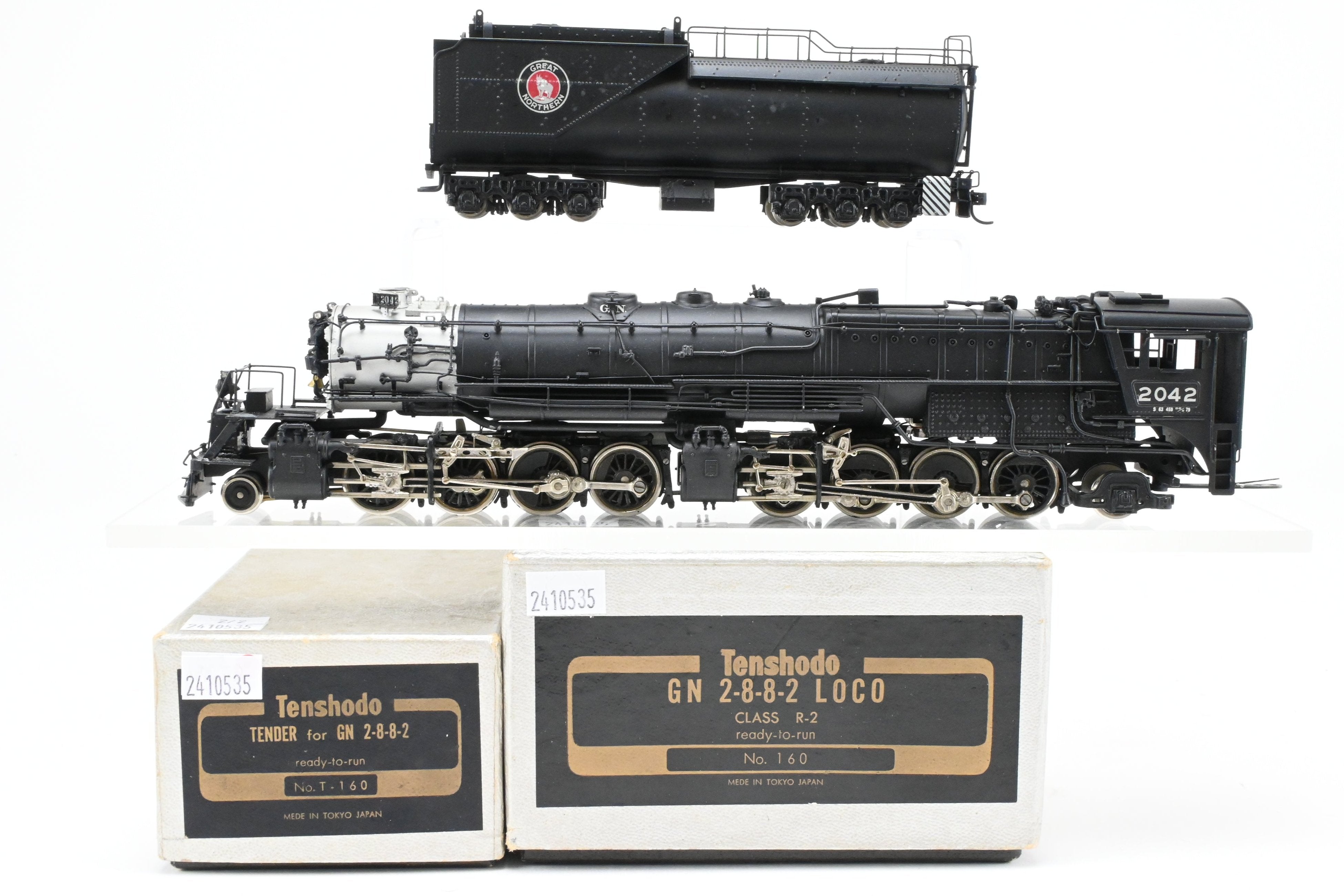 1969 HO Brass PFM - Tenshodo GN Great Northern 2-8-8-2 Class R-2 FP No. 2042 Model